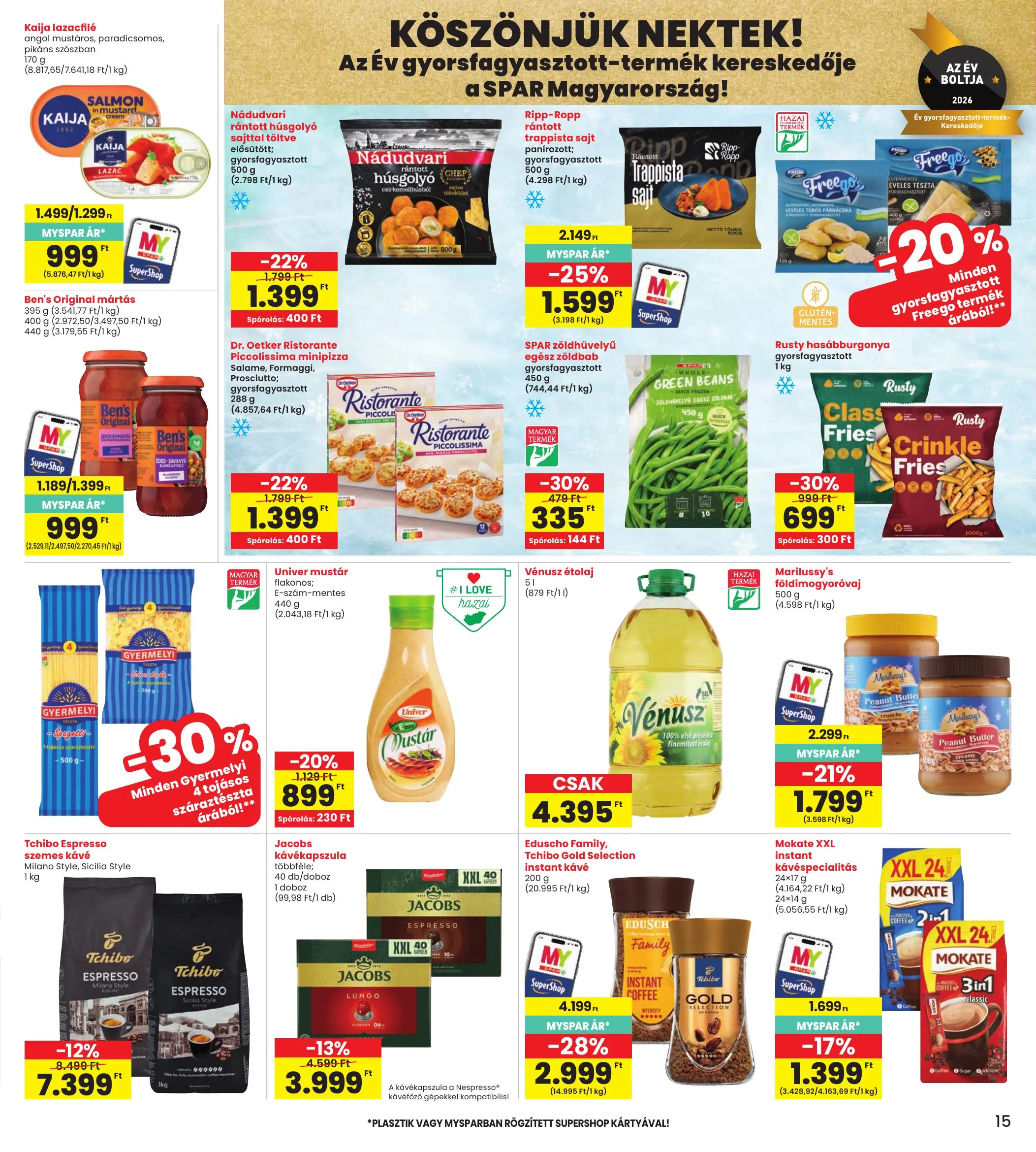 Interspar akciós újság 10.08–10.14 – 15. oldal