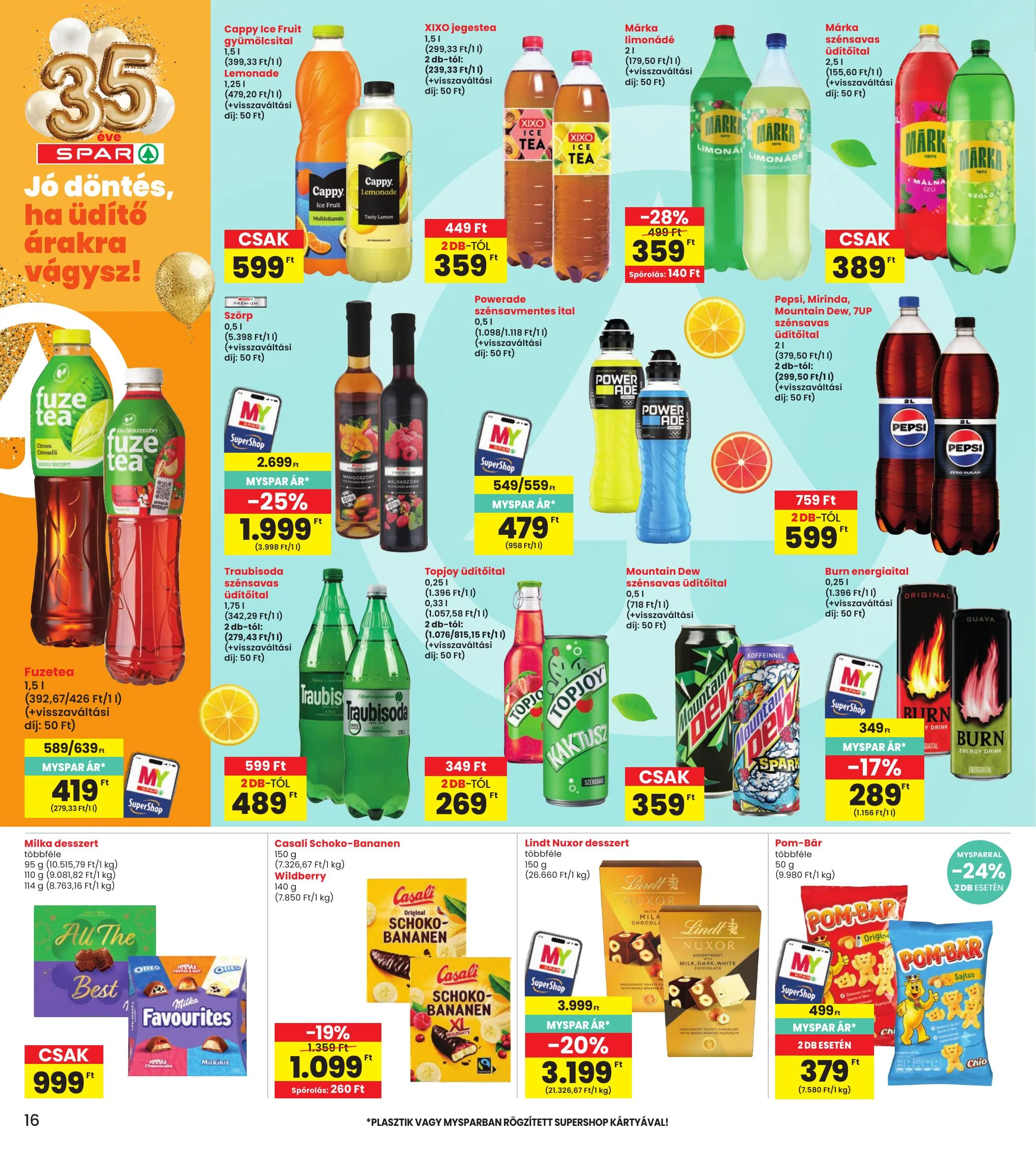 Interspar akciós újság 10.08–10.14 – 16. oldal