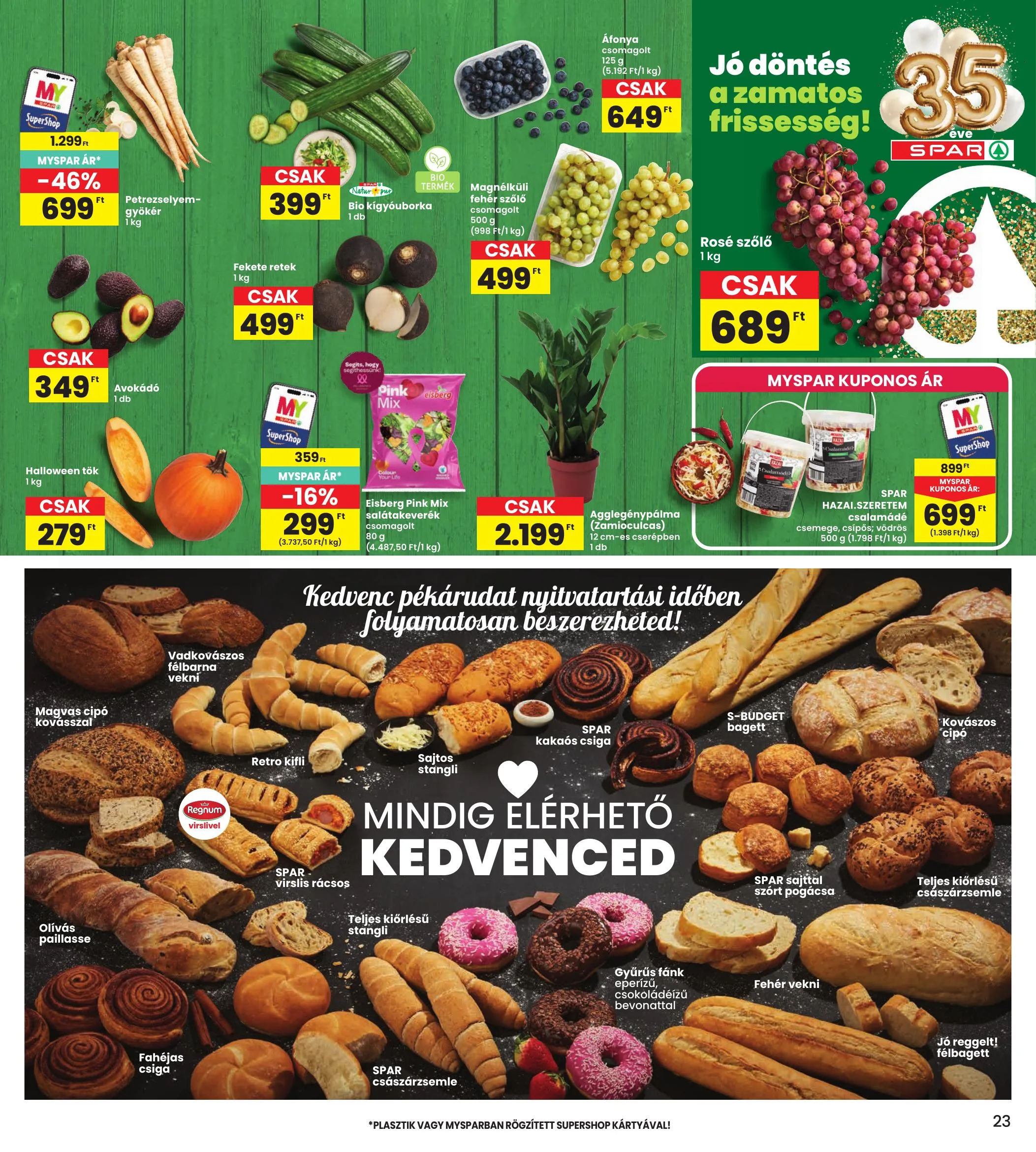 Interspar akciós újság 10.08–10.14 – 23. oldal
