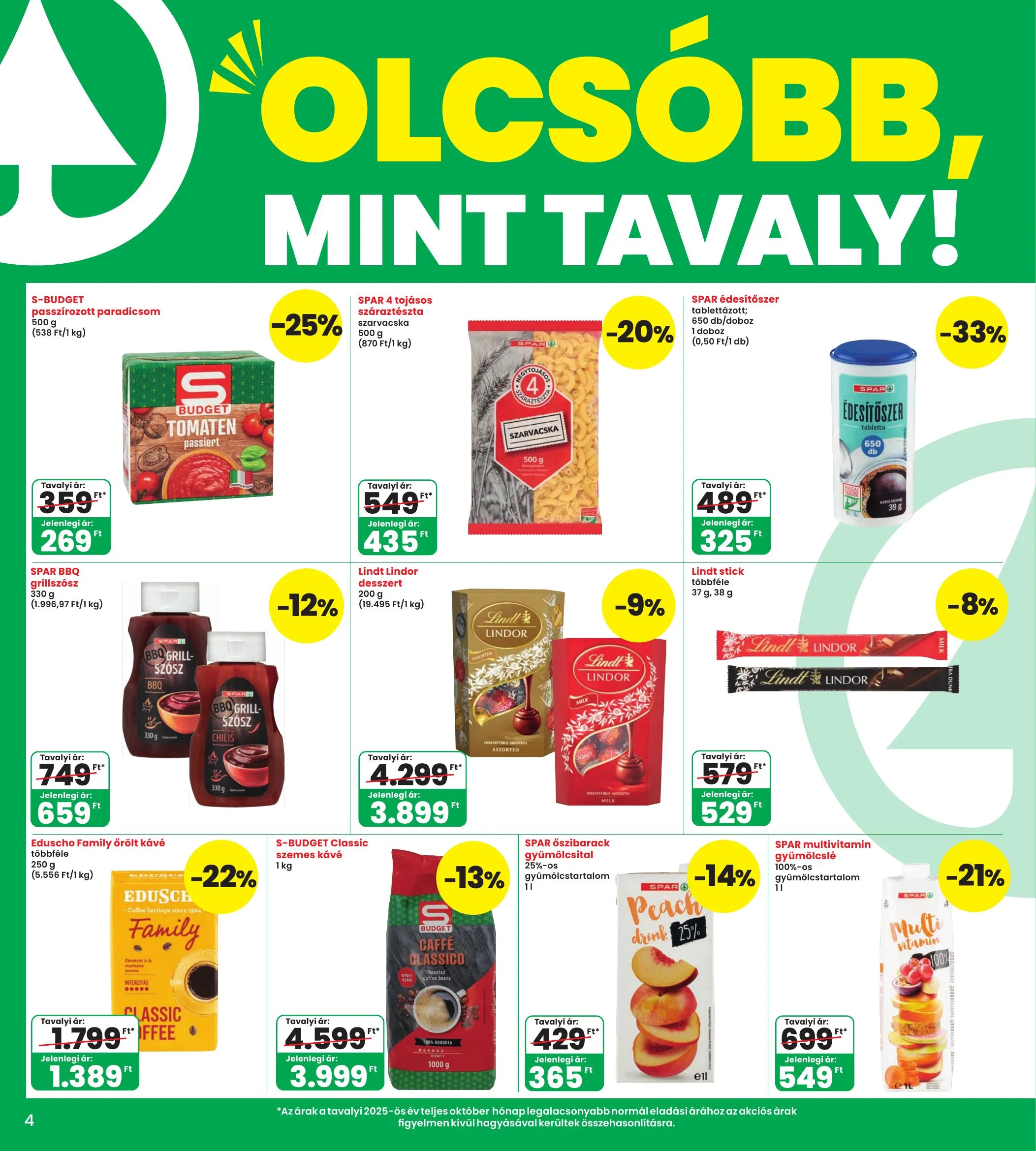 Interspar akciós újság 10.08–10.14 – 4. oldal