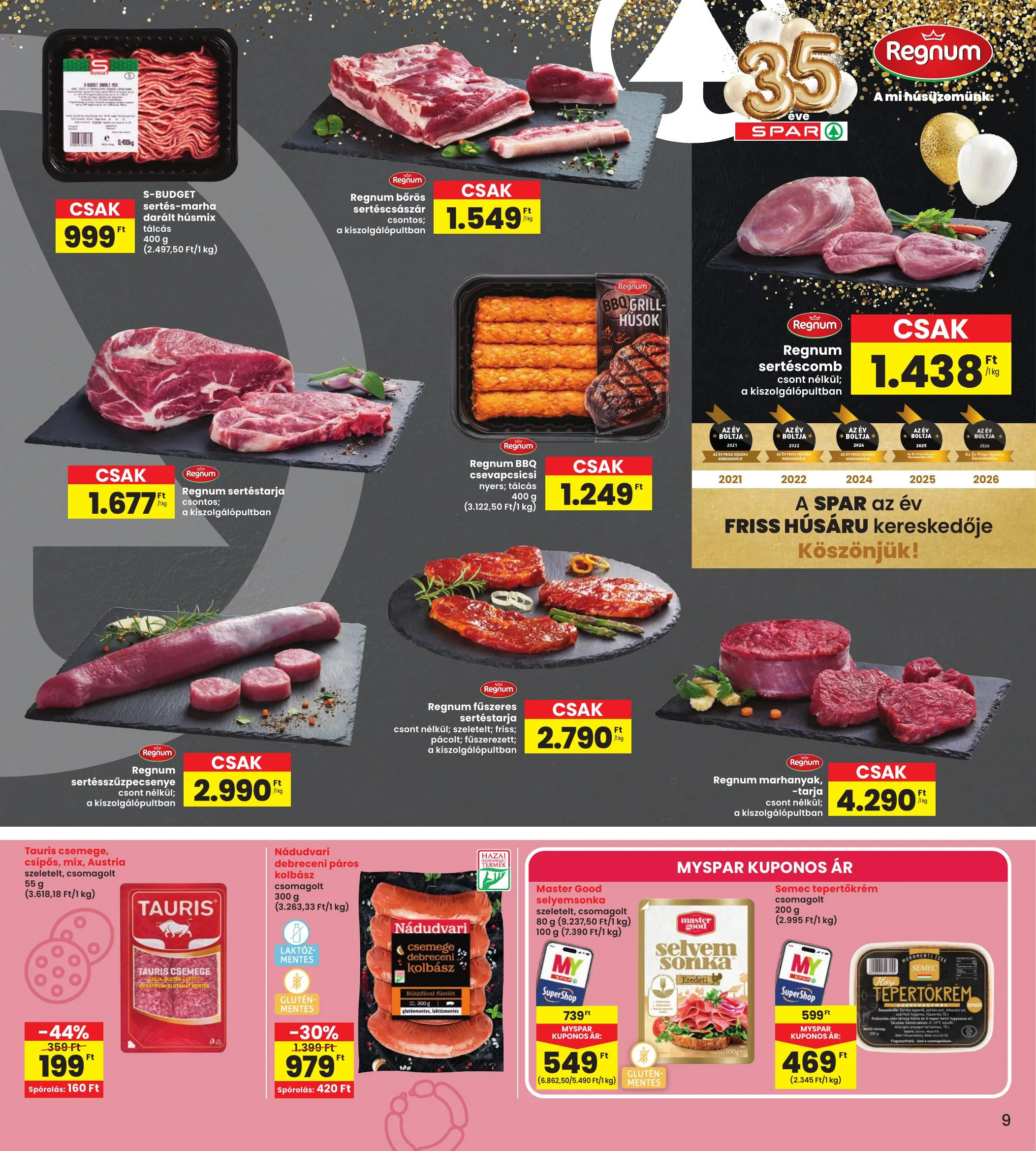 Interspar akciós újság 10.08–10.14 – 9. oldal