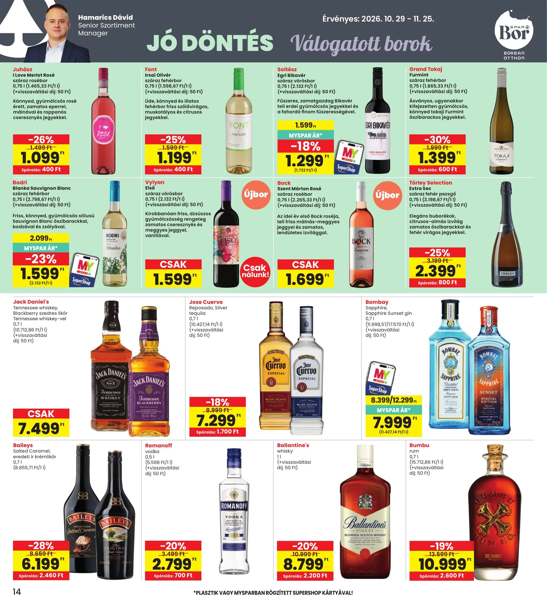 Interspar akciós újság 10.29–11.04 – 14. oldal