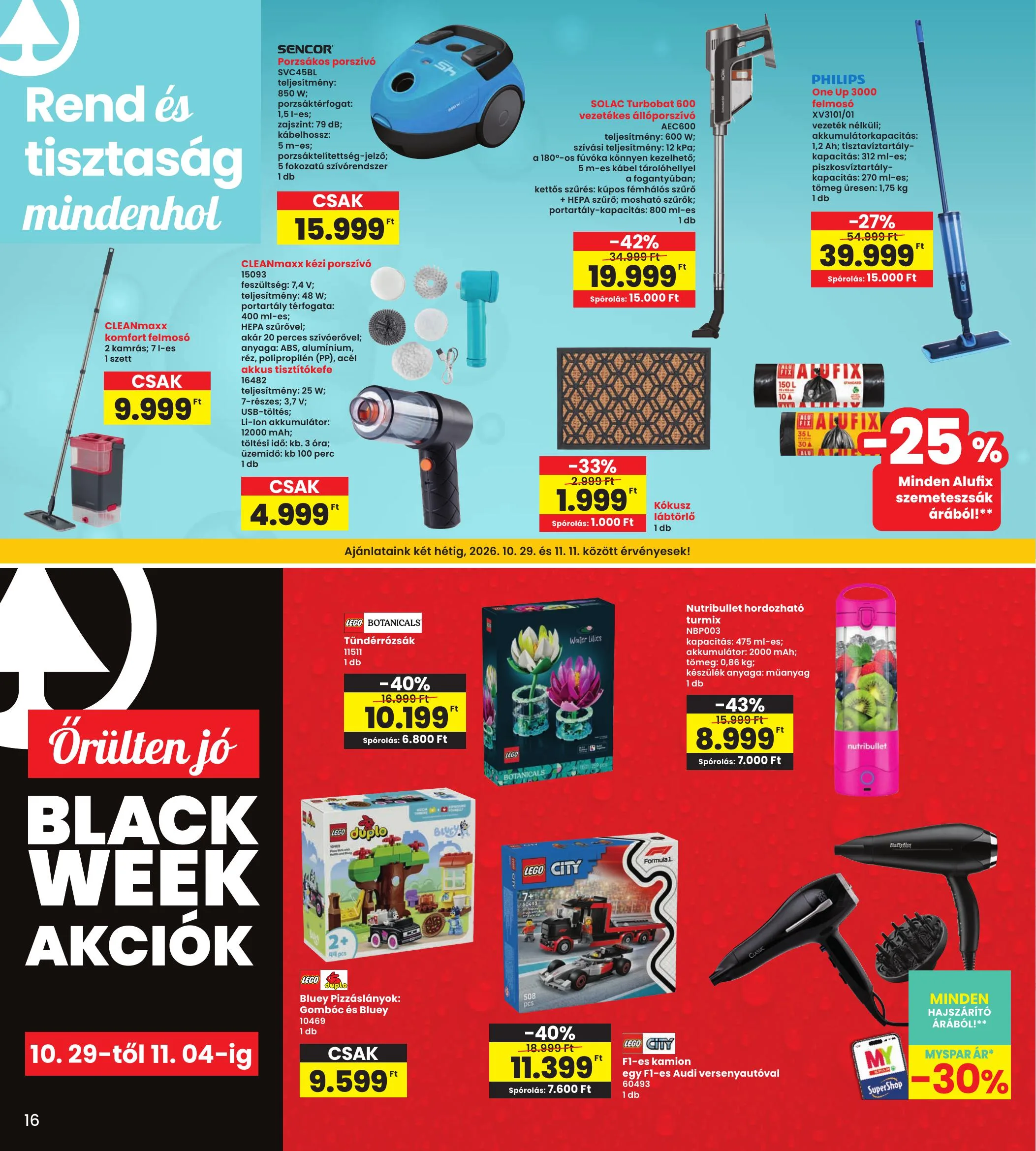 Interspar akciós újság 10.29–11.04 – 16. oldal