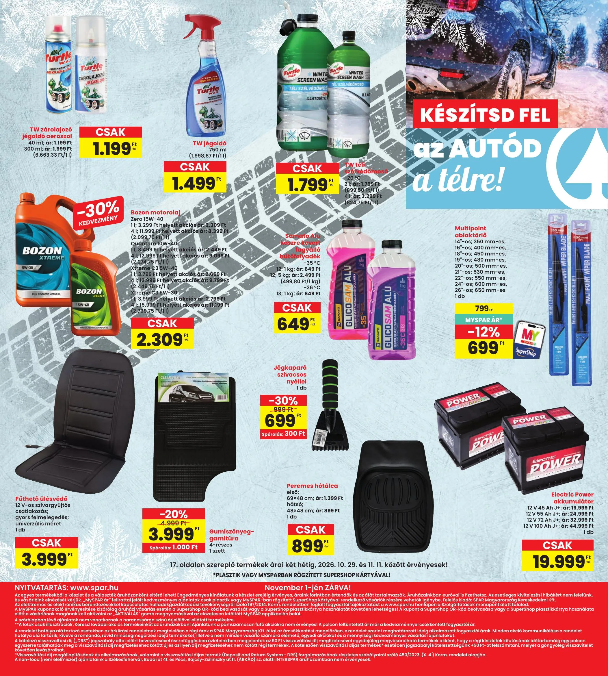 Interspar akciós újság 10.29–11.04 – 17. oldal