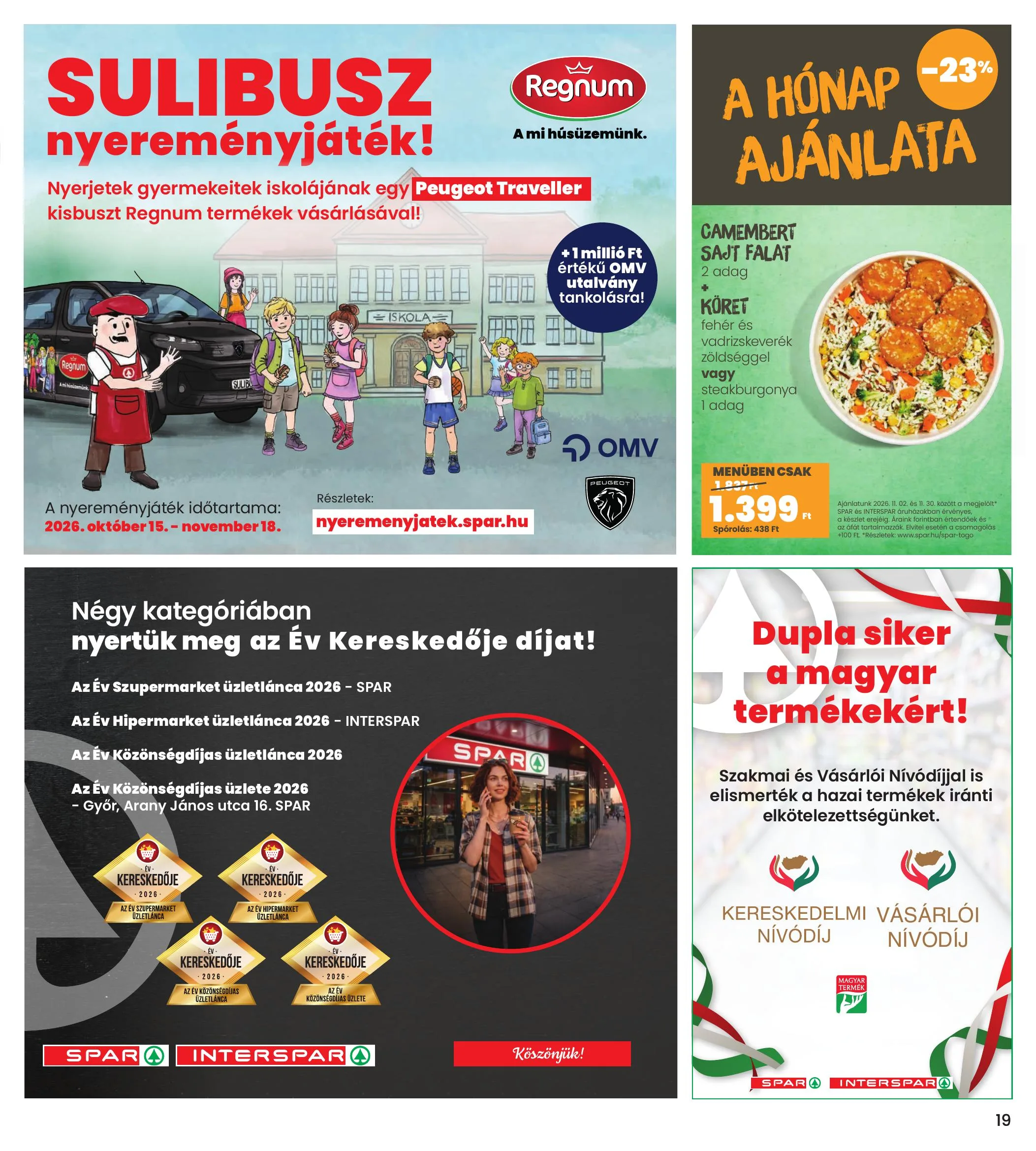 Interspar akciós újság 10.29–11.04 – 19. oldal