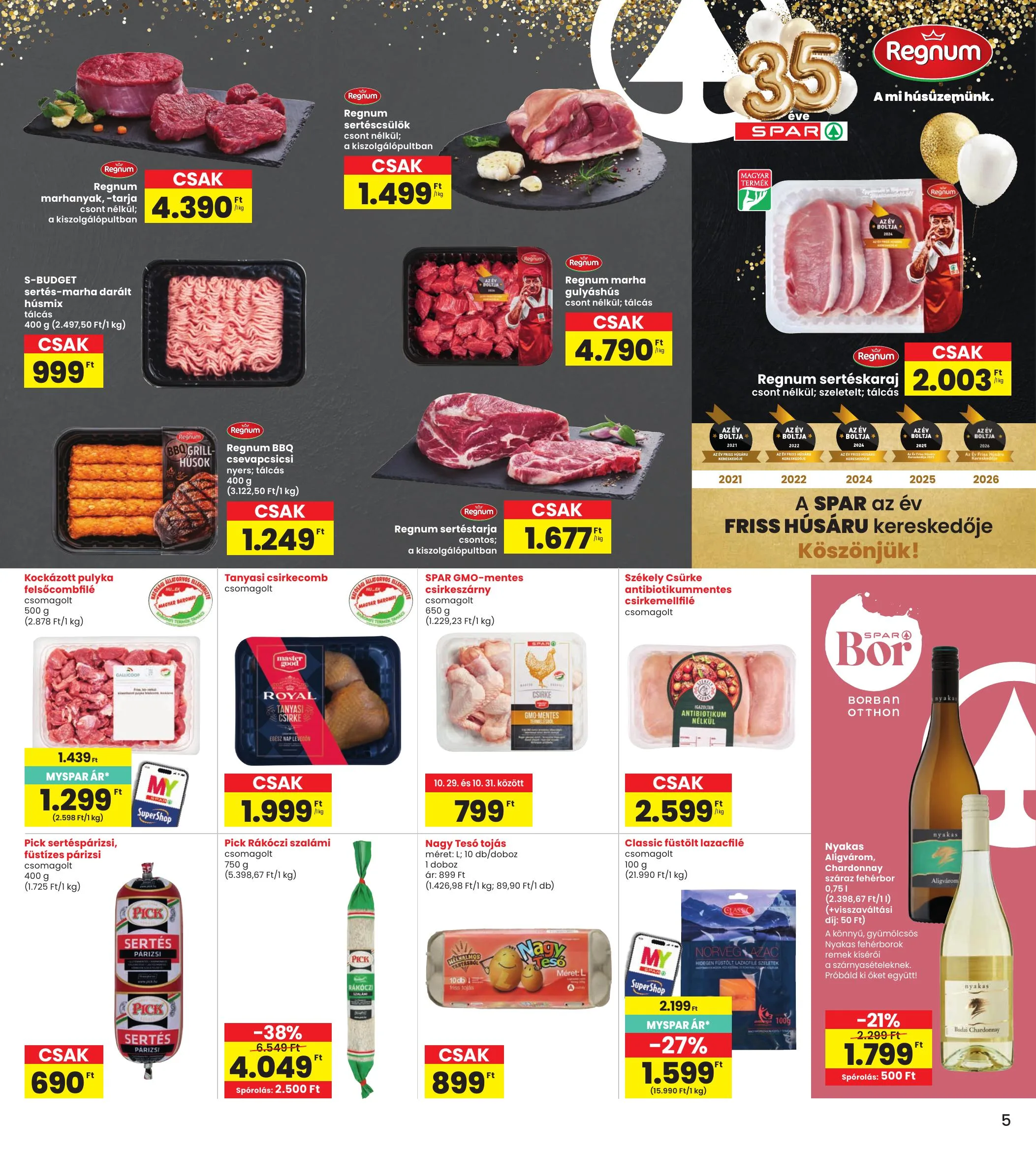 Interspar akciós újság 10.29–11.04 – 5. oldal