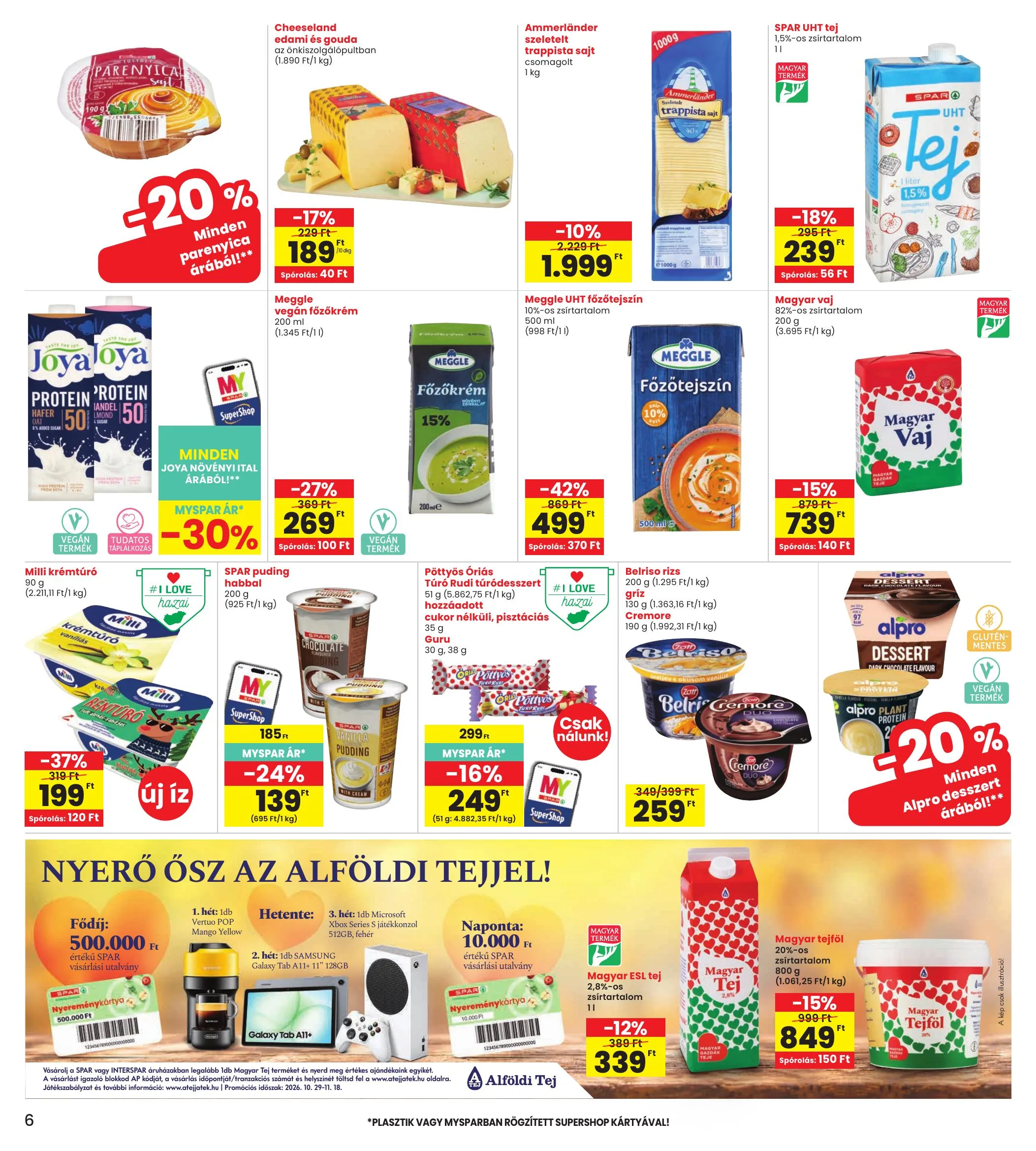Interspar akciós újság 10.29–11.04 – 6. oldal