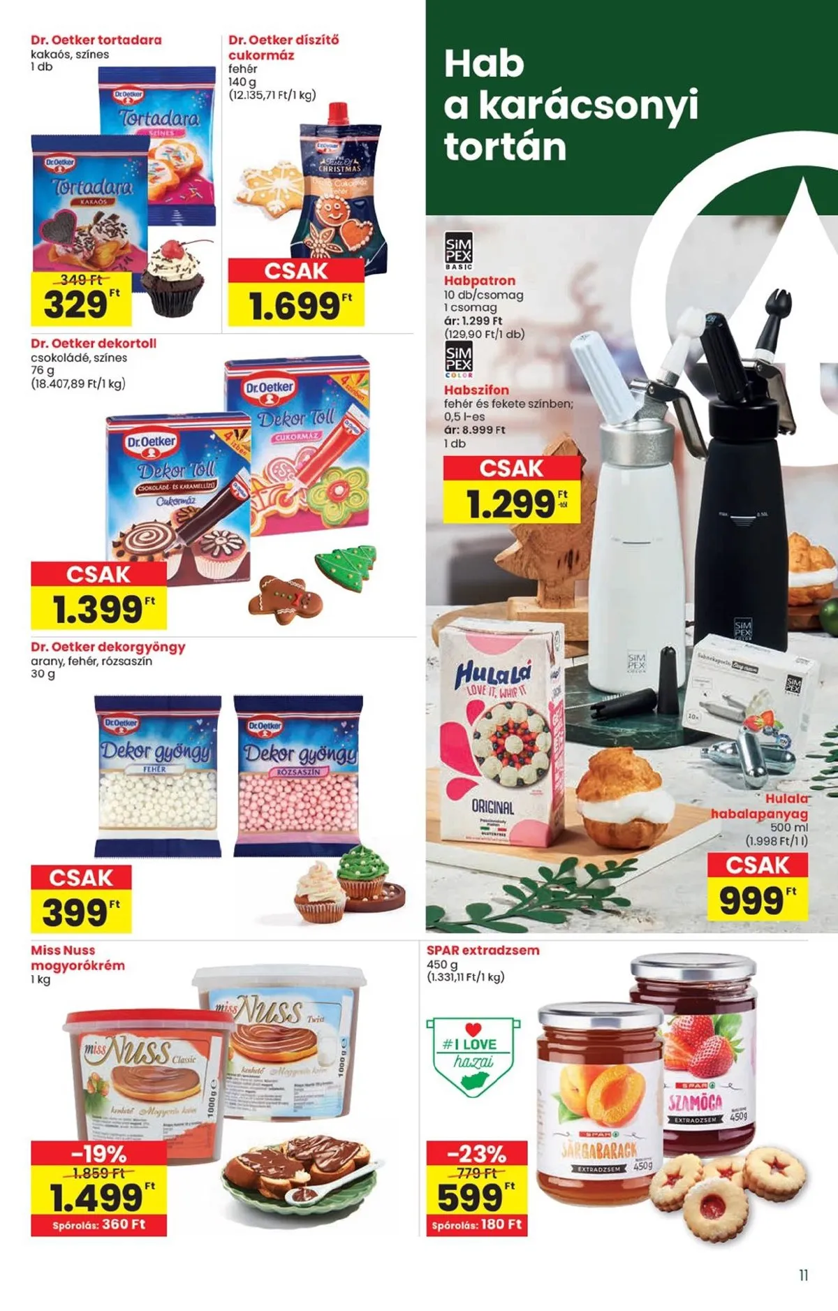 Interspar akciós újság Ajandek katalógus 10.16–11.13 – 11. oldal