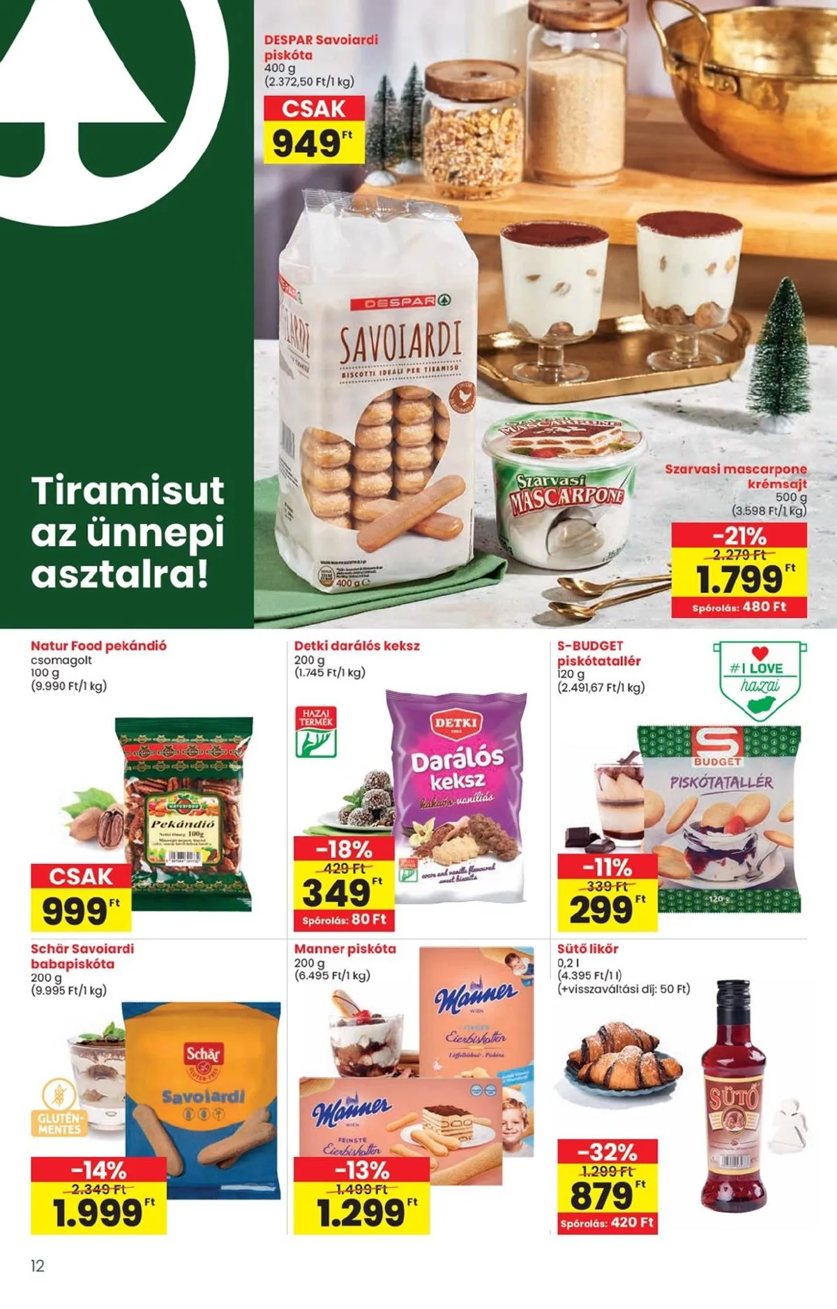 Interspar akciós újság Ajandek katalógus 10.16–11.13 – 12. oldal
