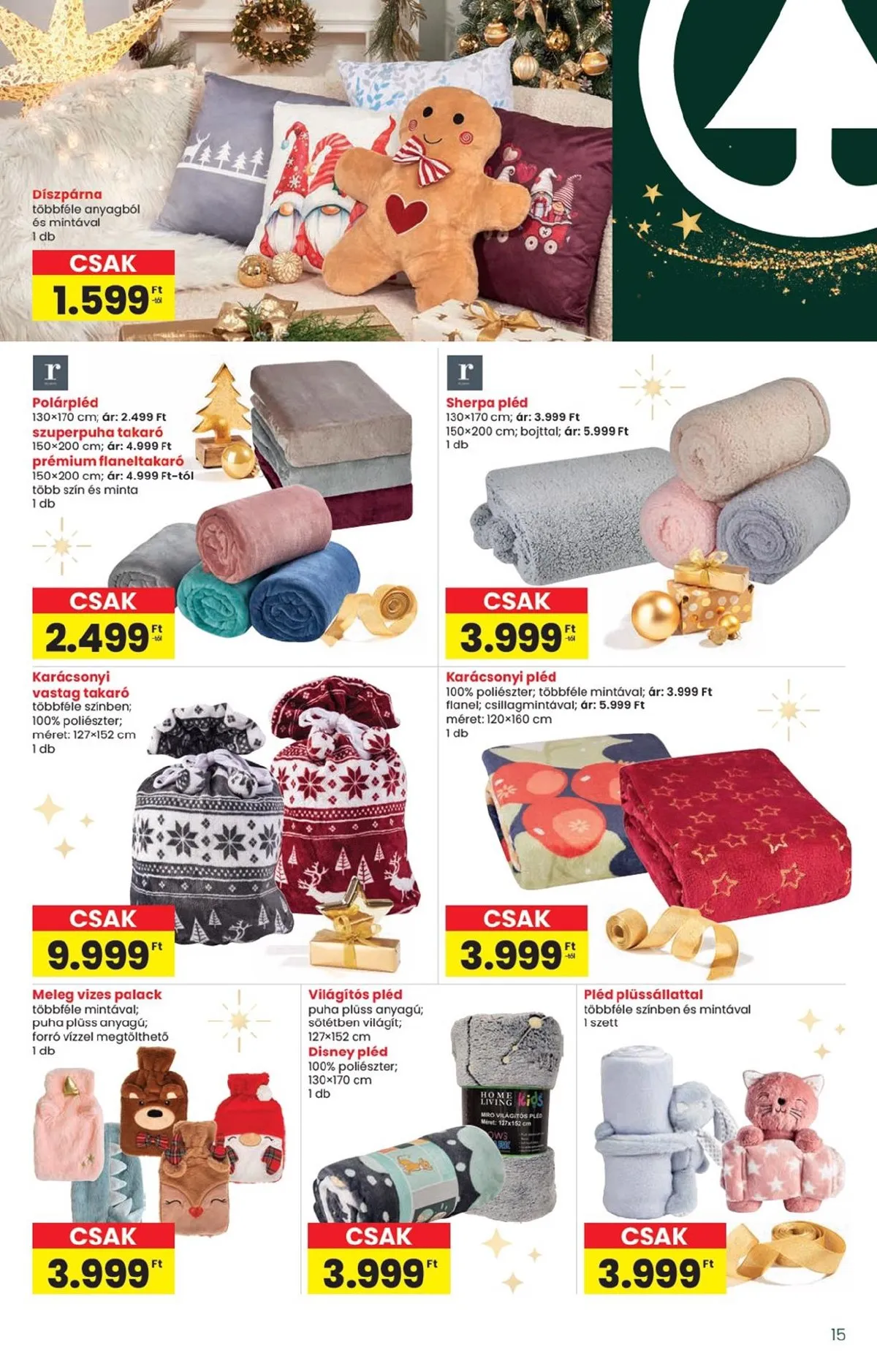 Interspar akciós újság Ajandek 11.20–12.27 – 15. oldal