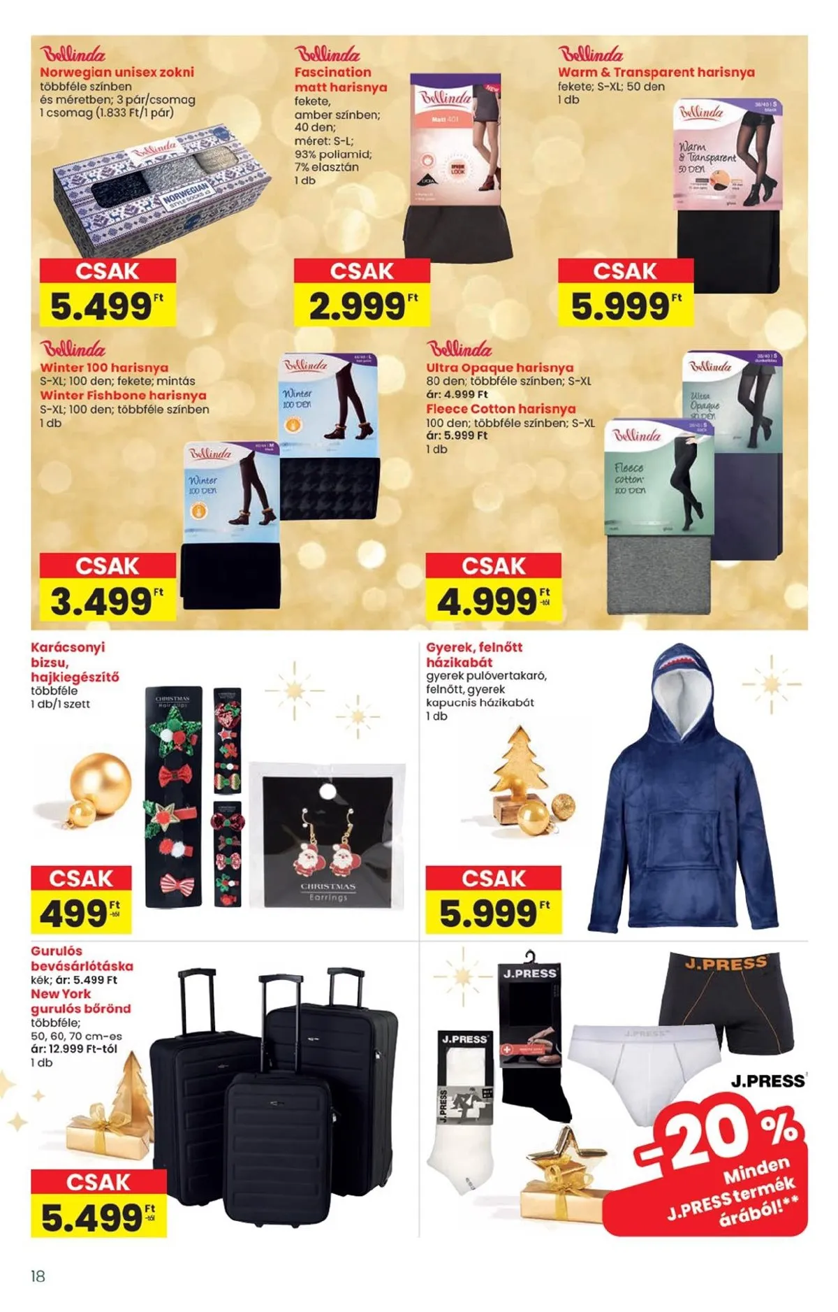 Interspar akciós újság Ajandek 11.20–12.27 – 18. oldal