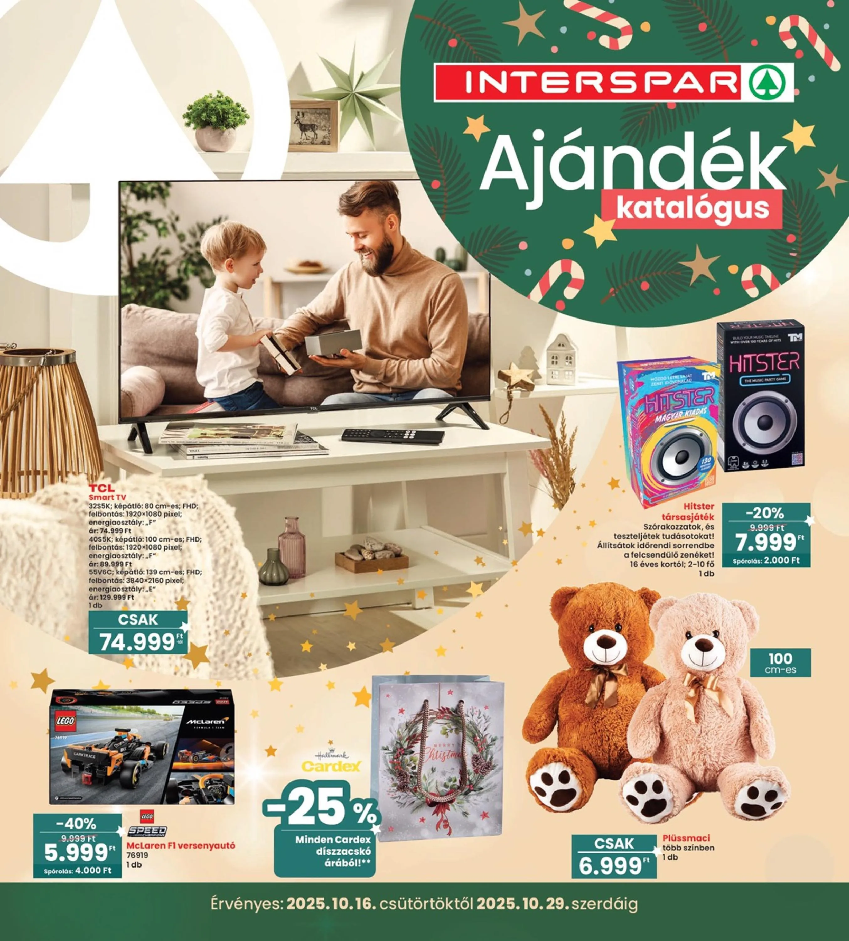 Interspar akciós újság Ajandek 10.16–10.22