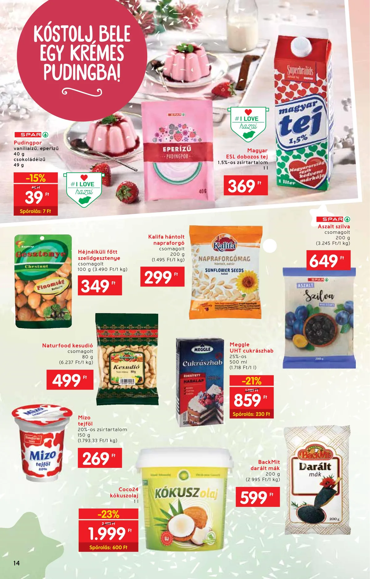 Interspar akciós újság Ajandekkatalogus 10.19–11.16 – 14. oldal