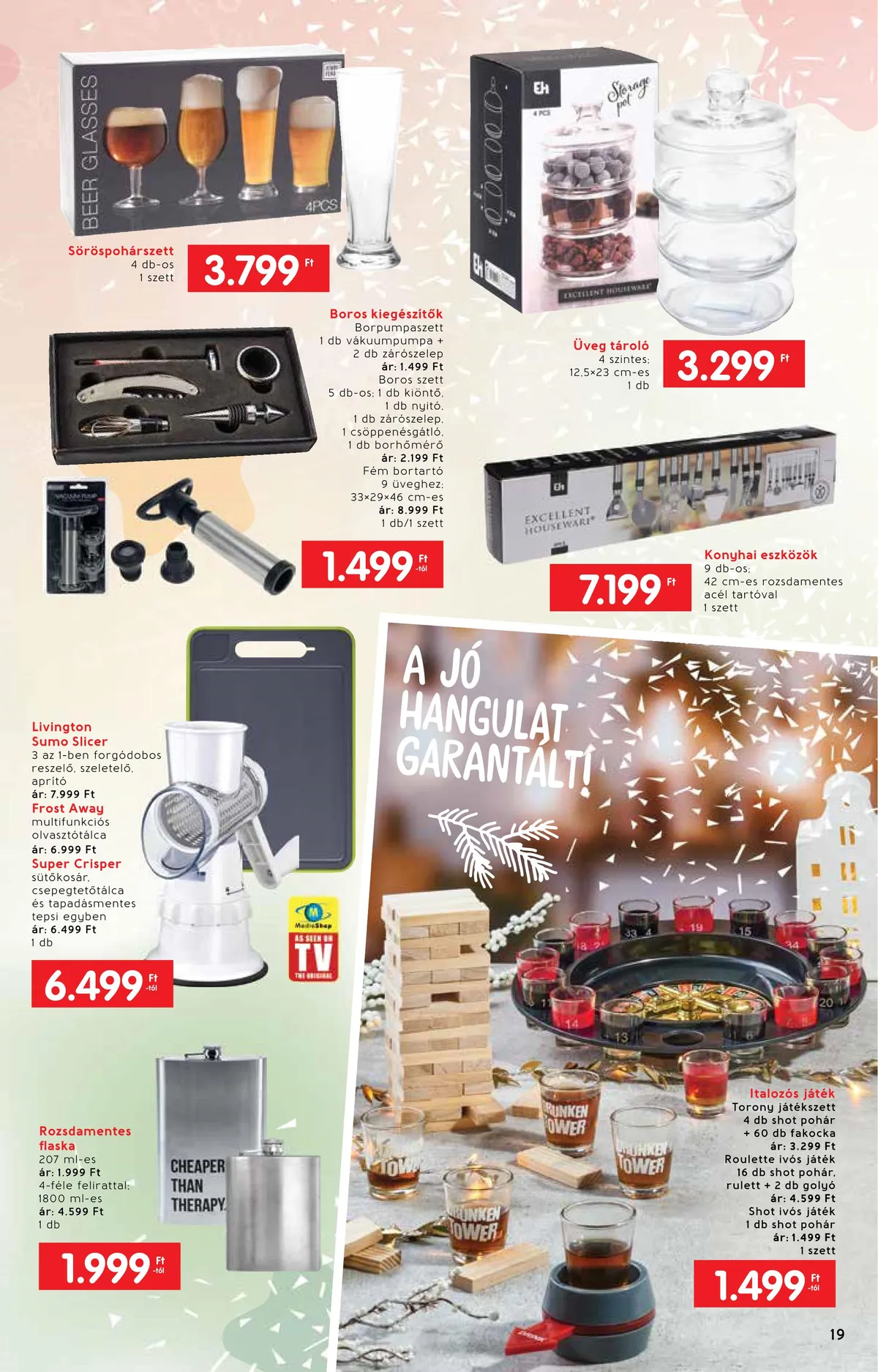 Interspar akciós újság Ajandekkatalogus 10.19–11.16 – 19. oldal