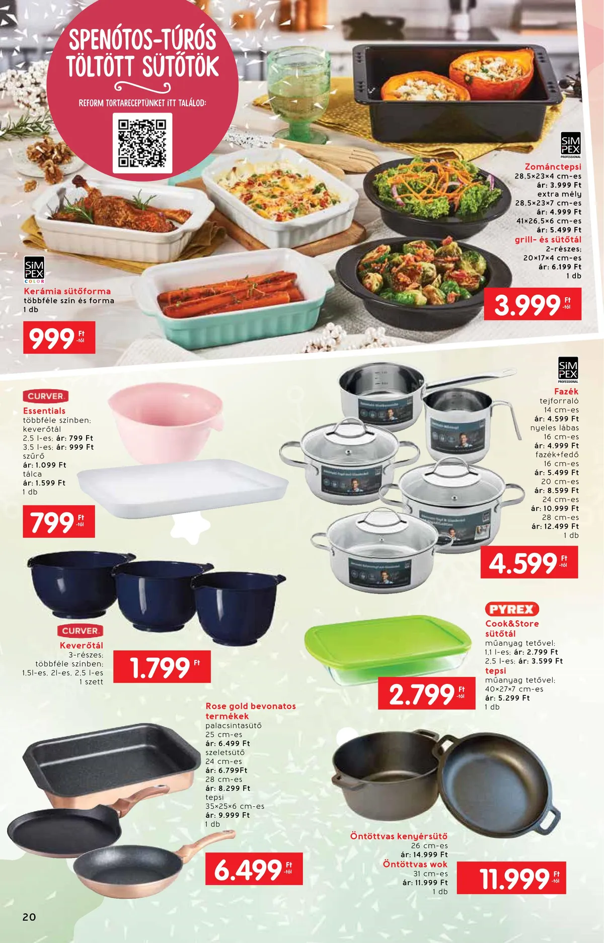 Interspar akciós újság Ajandekkatalogus 10.19–11.16 – 20. oldal