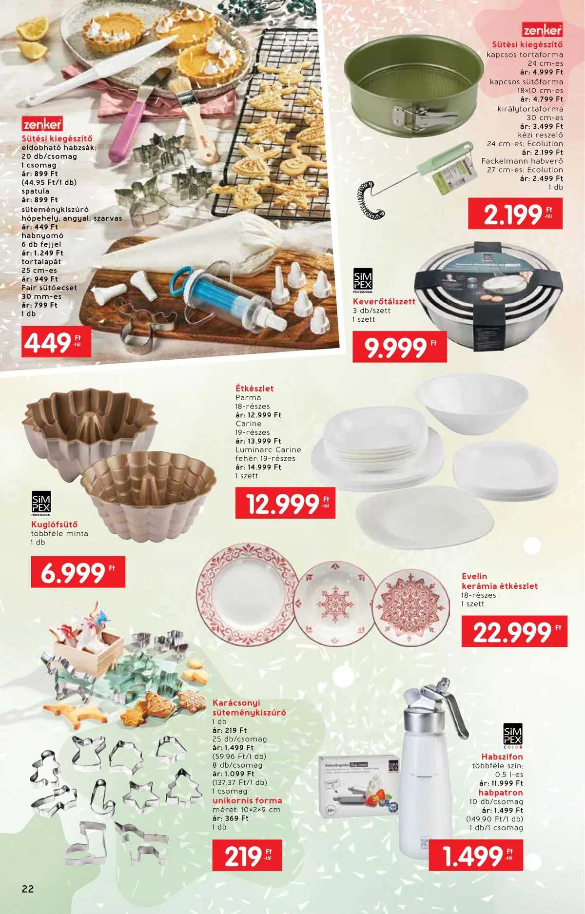 Interspar akciós újság Ajandekkatalogus 10.19–11.16 – 22. oldal