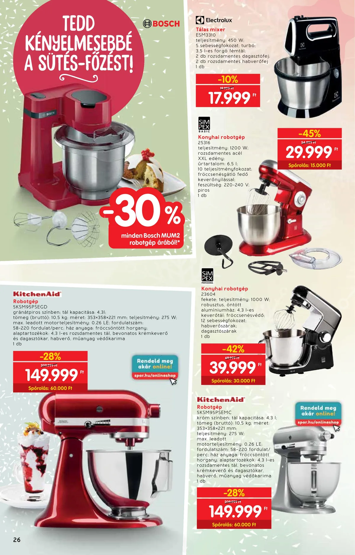 Interspar akciós újság Ajandekkatalogus 10.19–11.16 – 26. oldal