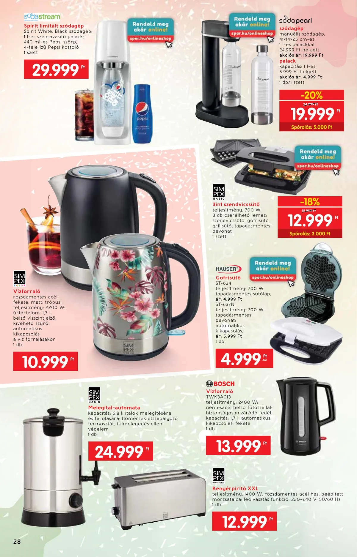 Interspar akciós újság Ajandekkatalogus 10.19–11.16 – 28. oldal