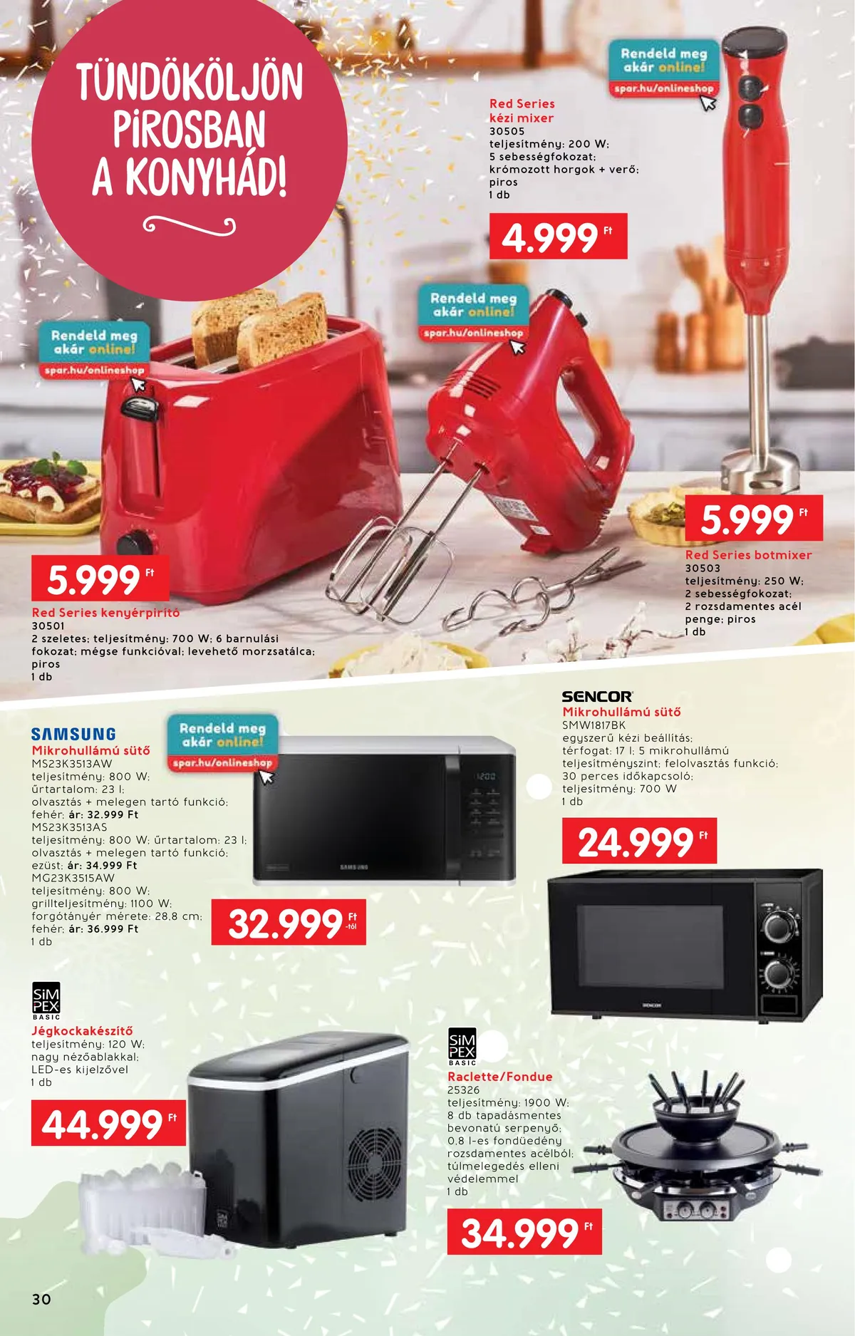 Interspar akciós újság Ajandekkatalogus 10.19–11.16 – 30. oldal