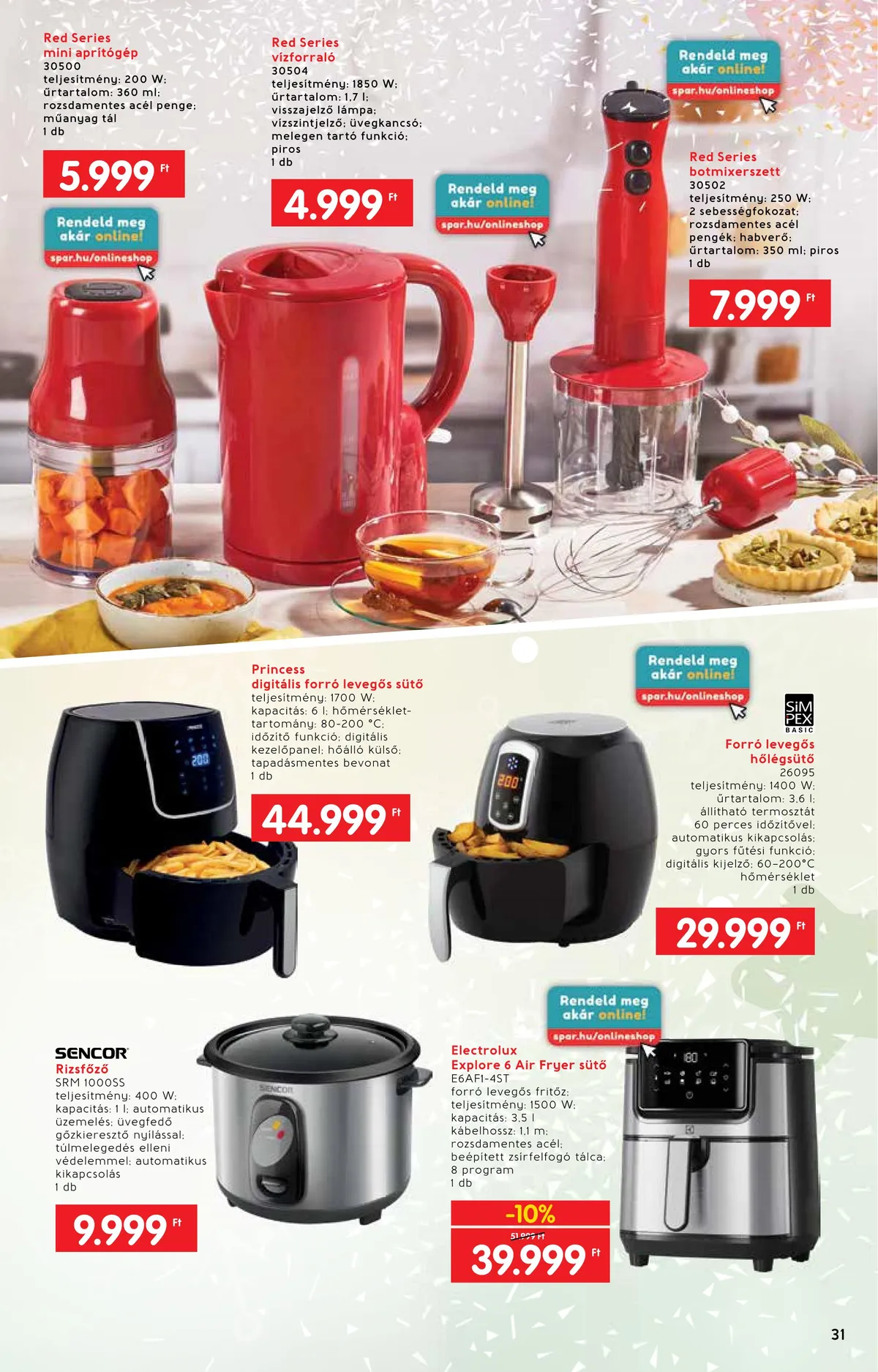Interspar akciós újság Ajandekkatalogus 10.19–11.16 – 31. oldal