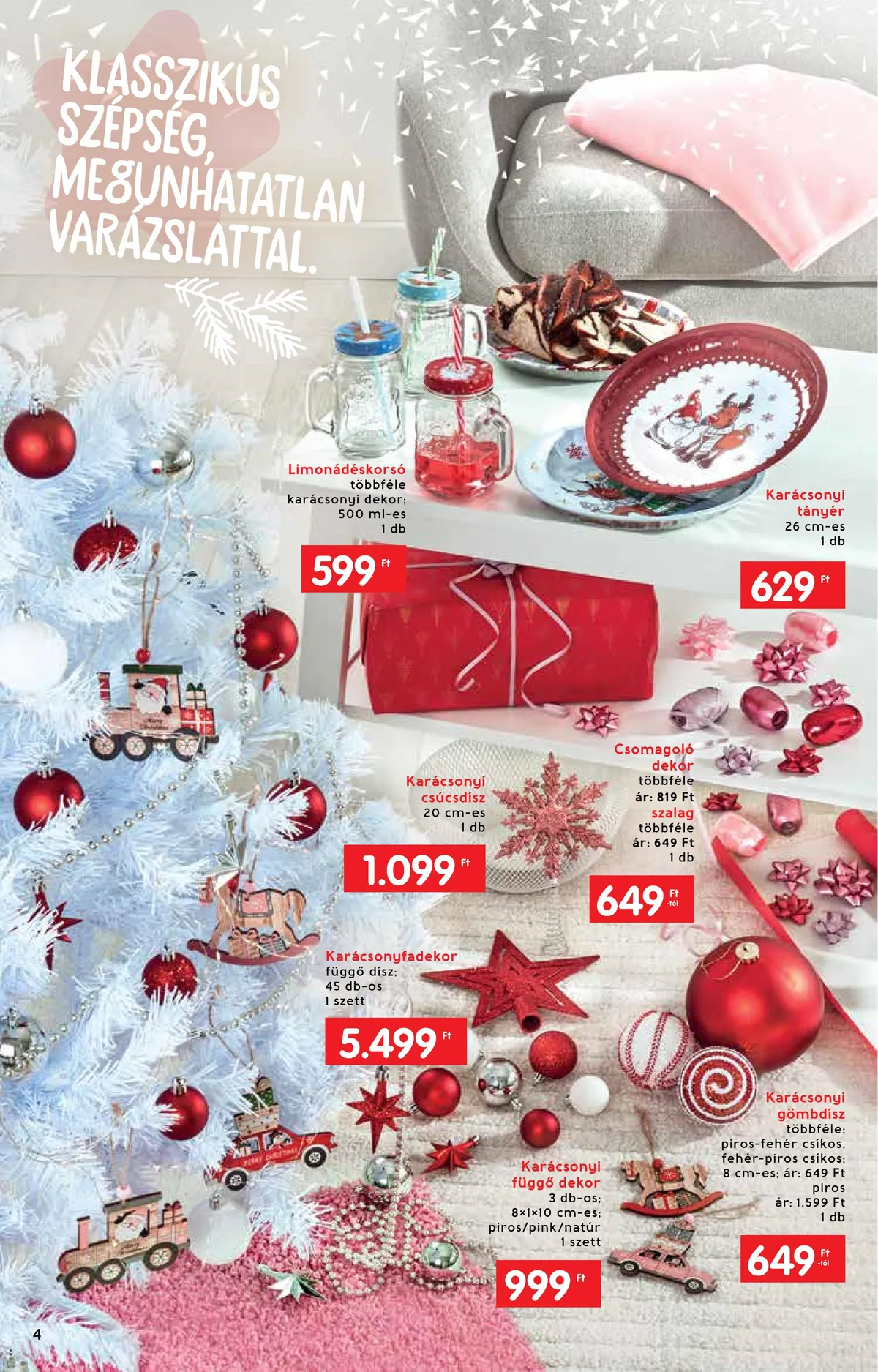 Interspar akciós újság Ajandekkatalogus 10.19–11.16 – 4. oldal