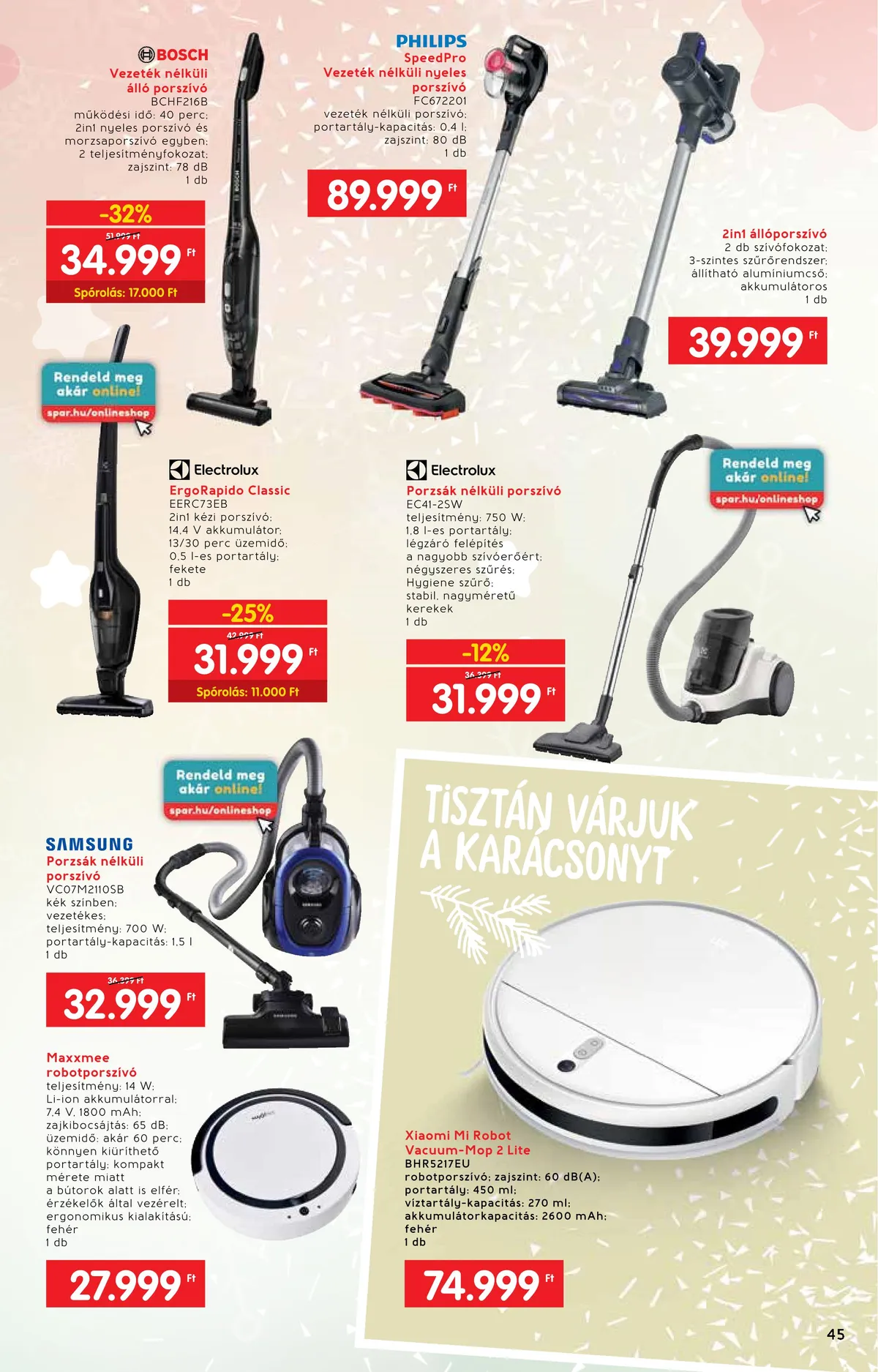 Interspar akciós újság Ajandekkatalogus 10.19–11.16 – 45. oldal