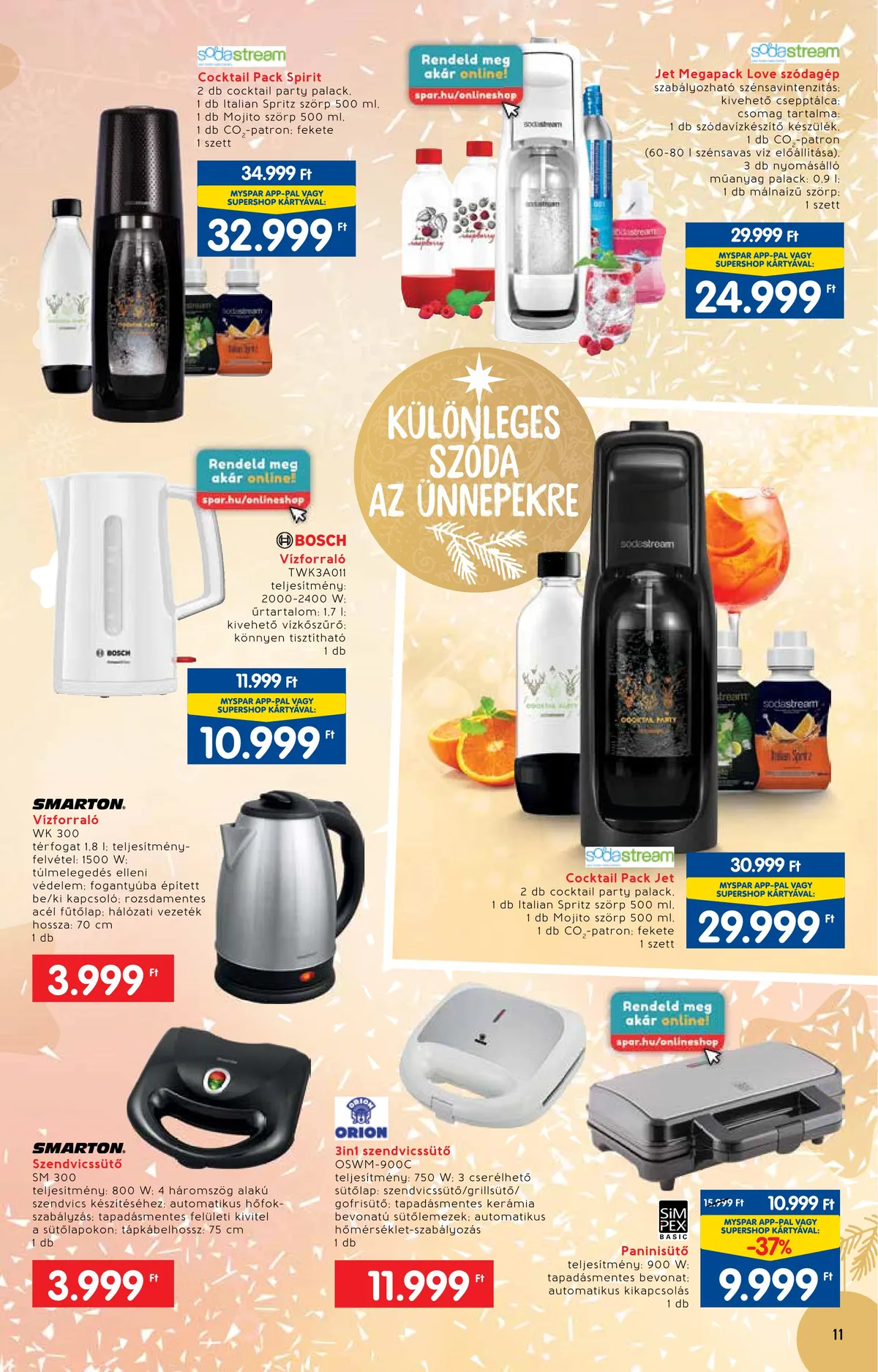 Interspar akciós újság Ajandekkatalogus 11.23–12.24 – 11. oldal