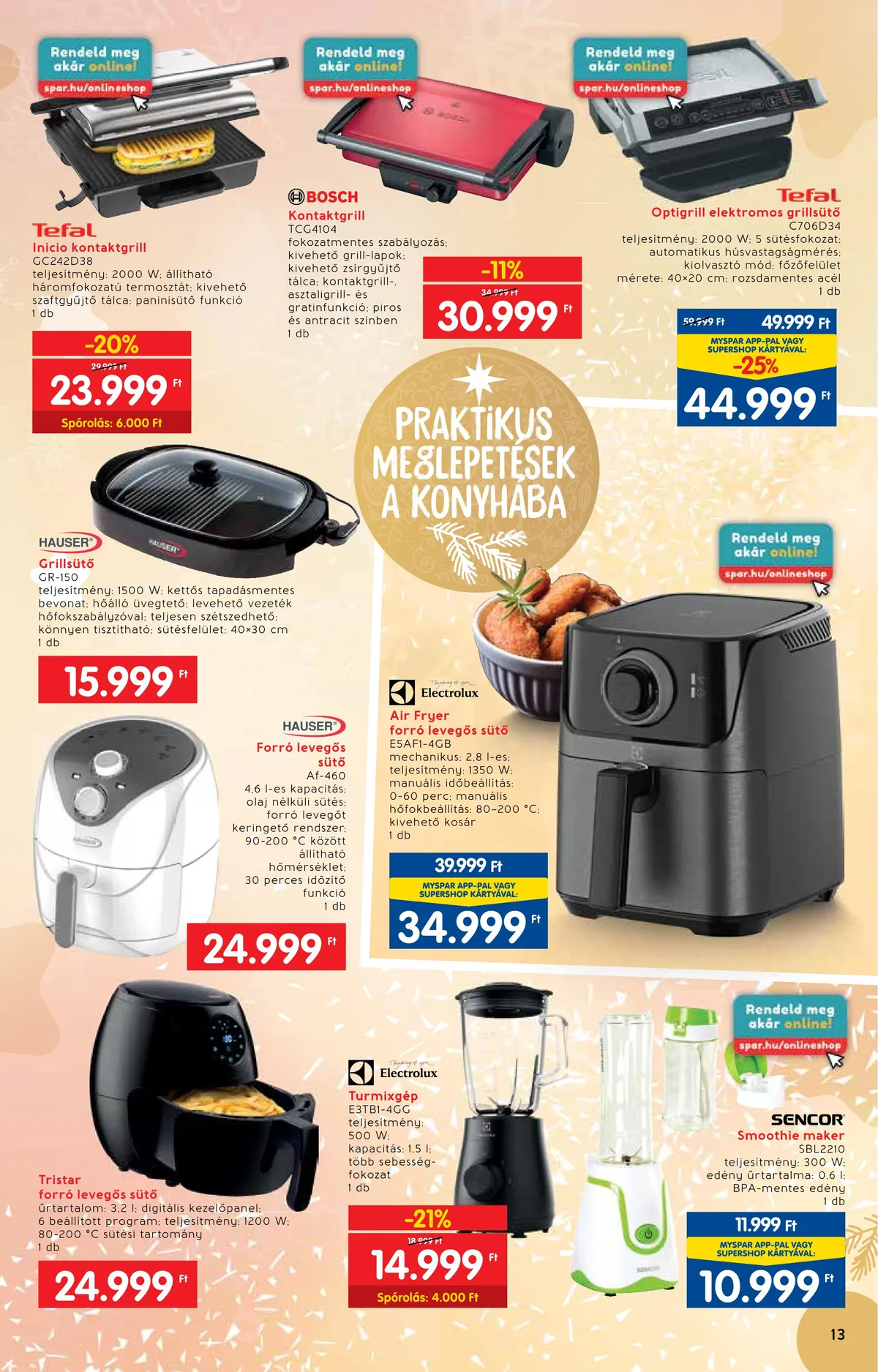 Interspar akciós újság Ajandekkatalogus 11.23–12.24 – 13. oldal