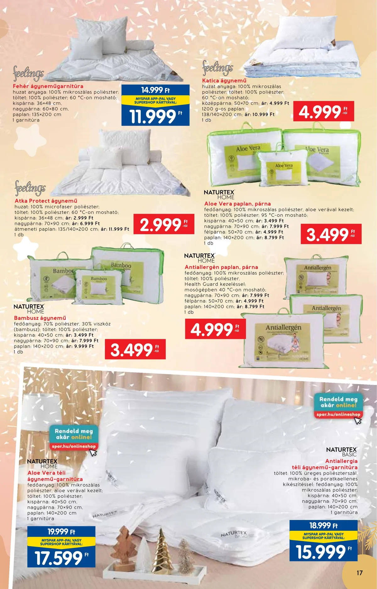Interspar akciós újság Ajandekkatalogus 11.23–12.24 – 17. oldal