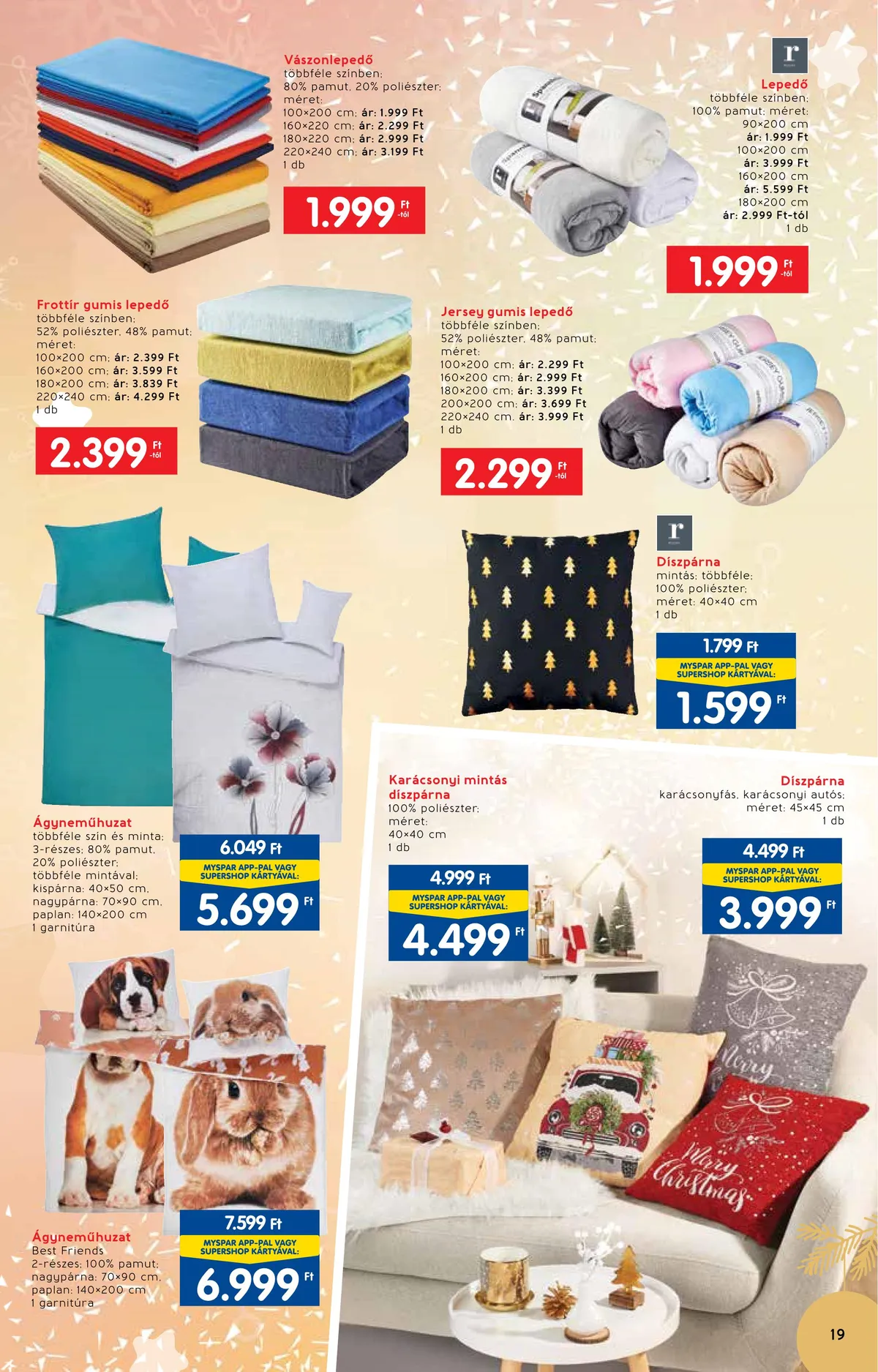 Interspar akciós újság Ajandekkatalogus 11.23–12.24 – 19. oldal