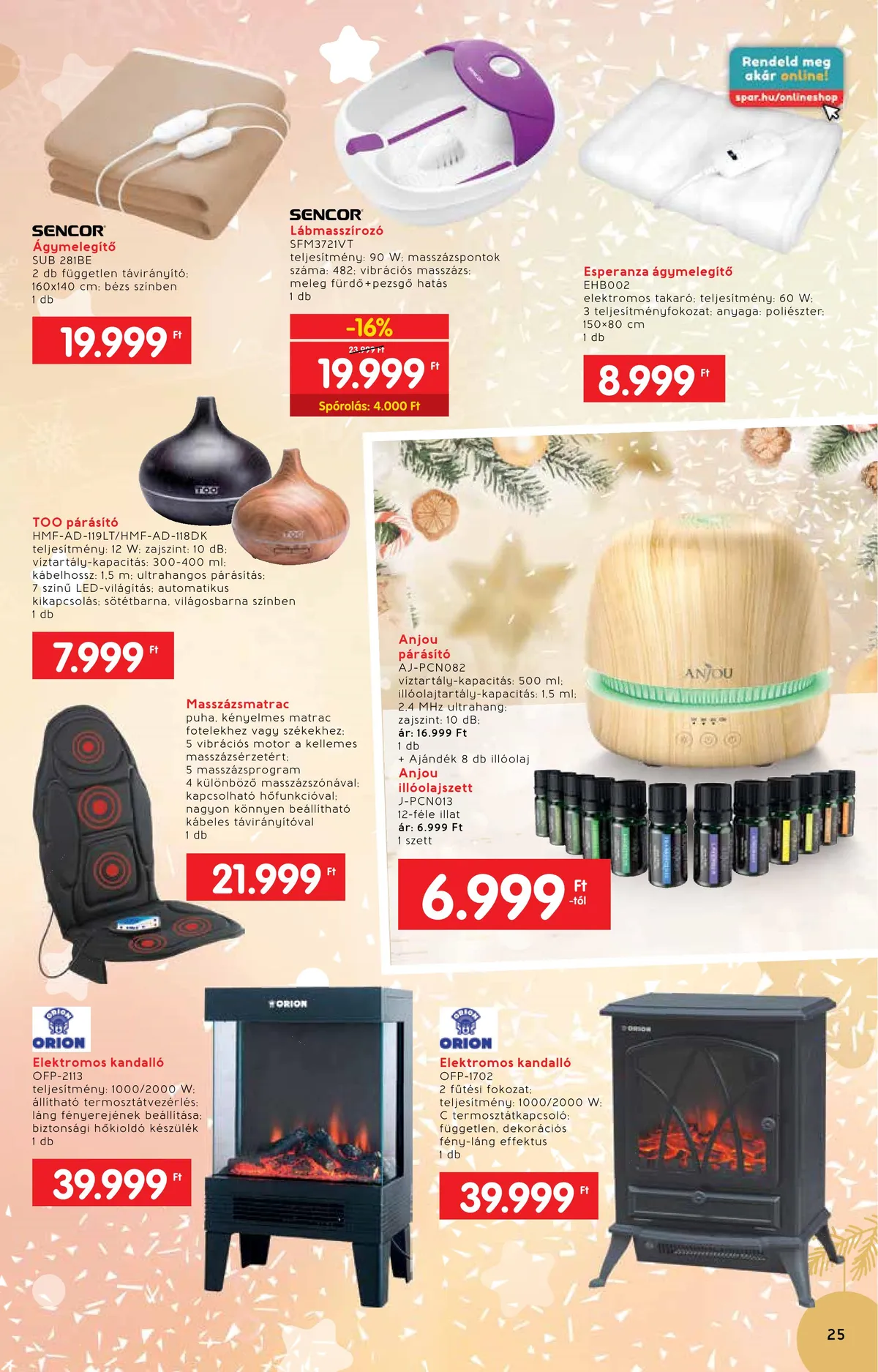 Interspar akciós újság Ajandekkatalogus 11.23–12.24 – 25. oldal
