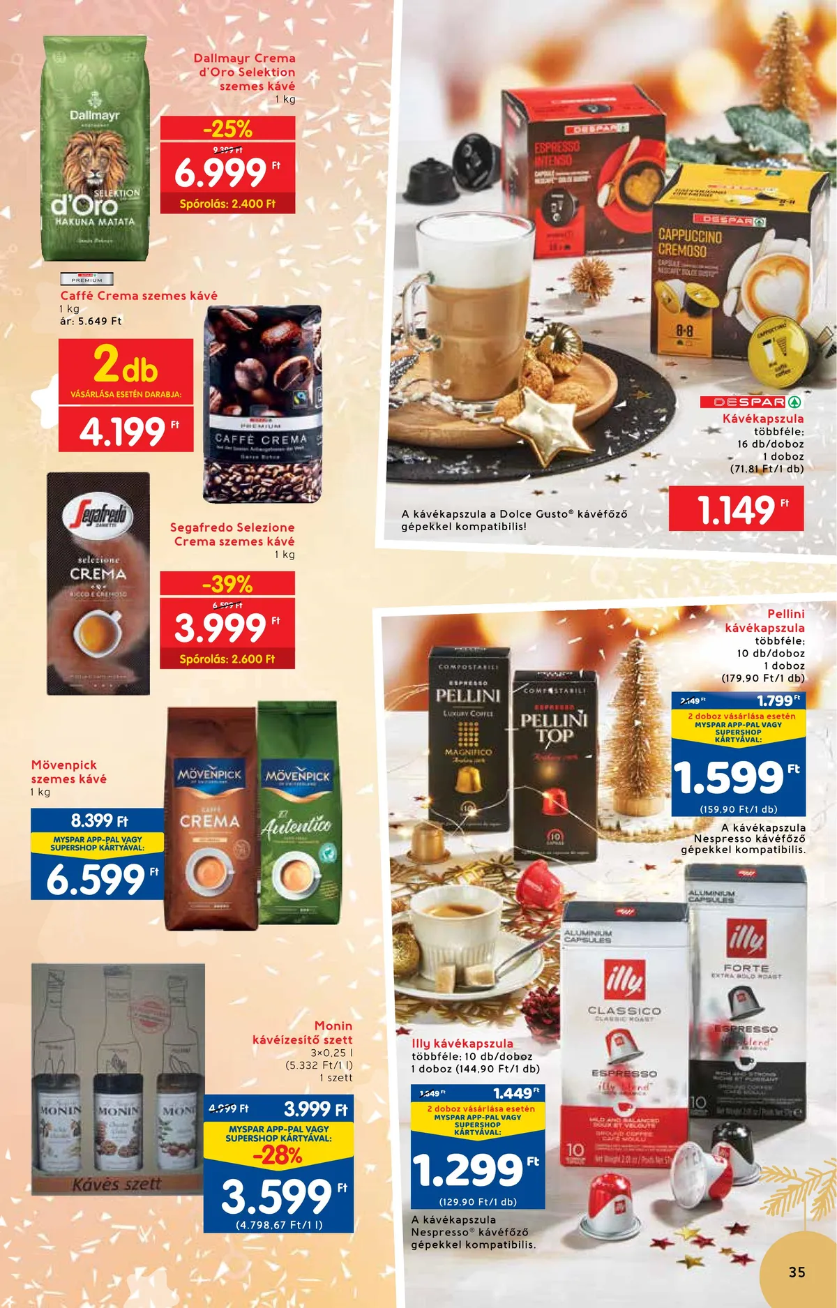 Interspar akciós újság Ajandekkatalogus 11.23–12.24 – 35. oldal