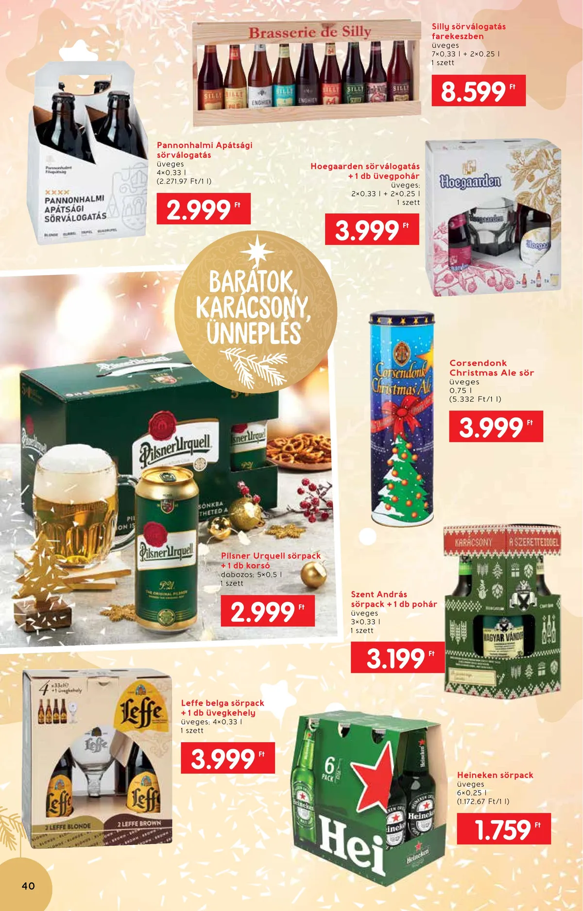 Interspar akciós újság Ajandekkatalogus 11.23–12.24 – 40. oldal