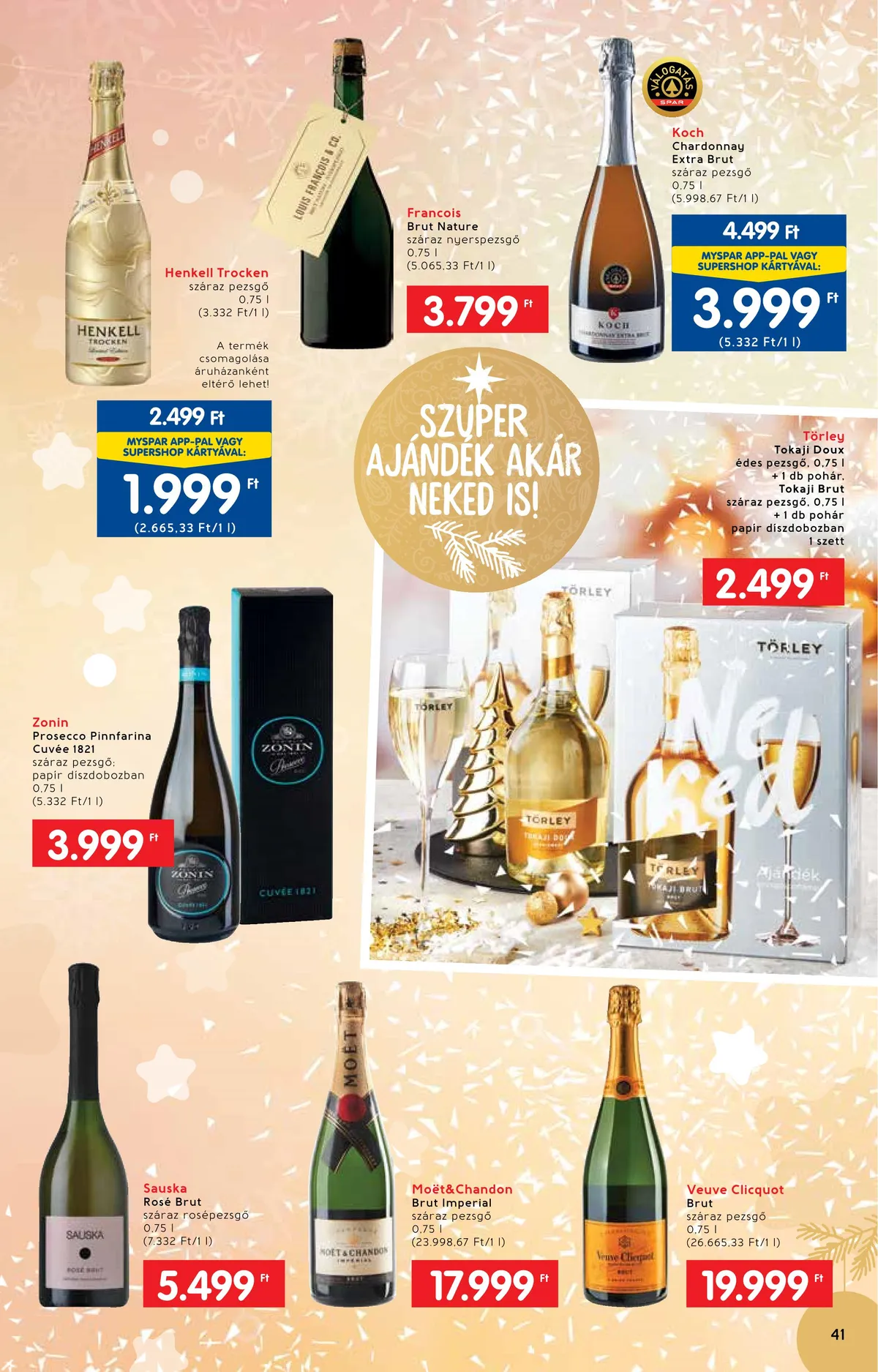 Interspar akciós újság Ajandekkatalogus 11.23–12.24 – 41. oldal