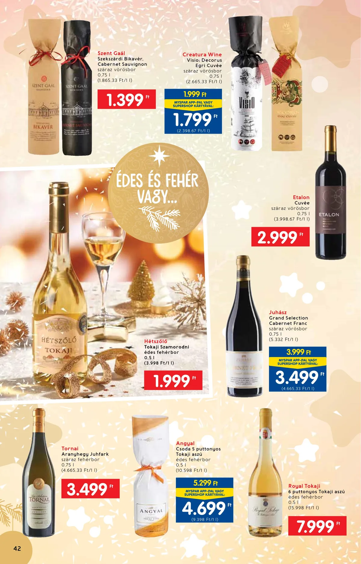 Interspar akciós újság Ajandekkatalogus 11.23–12.24 – 42. oldal