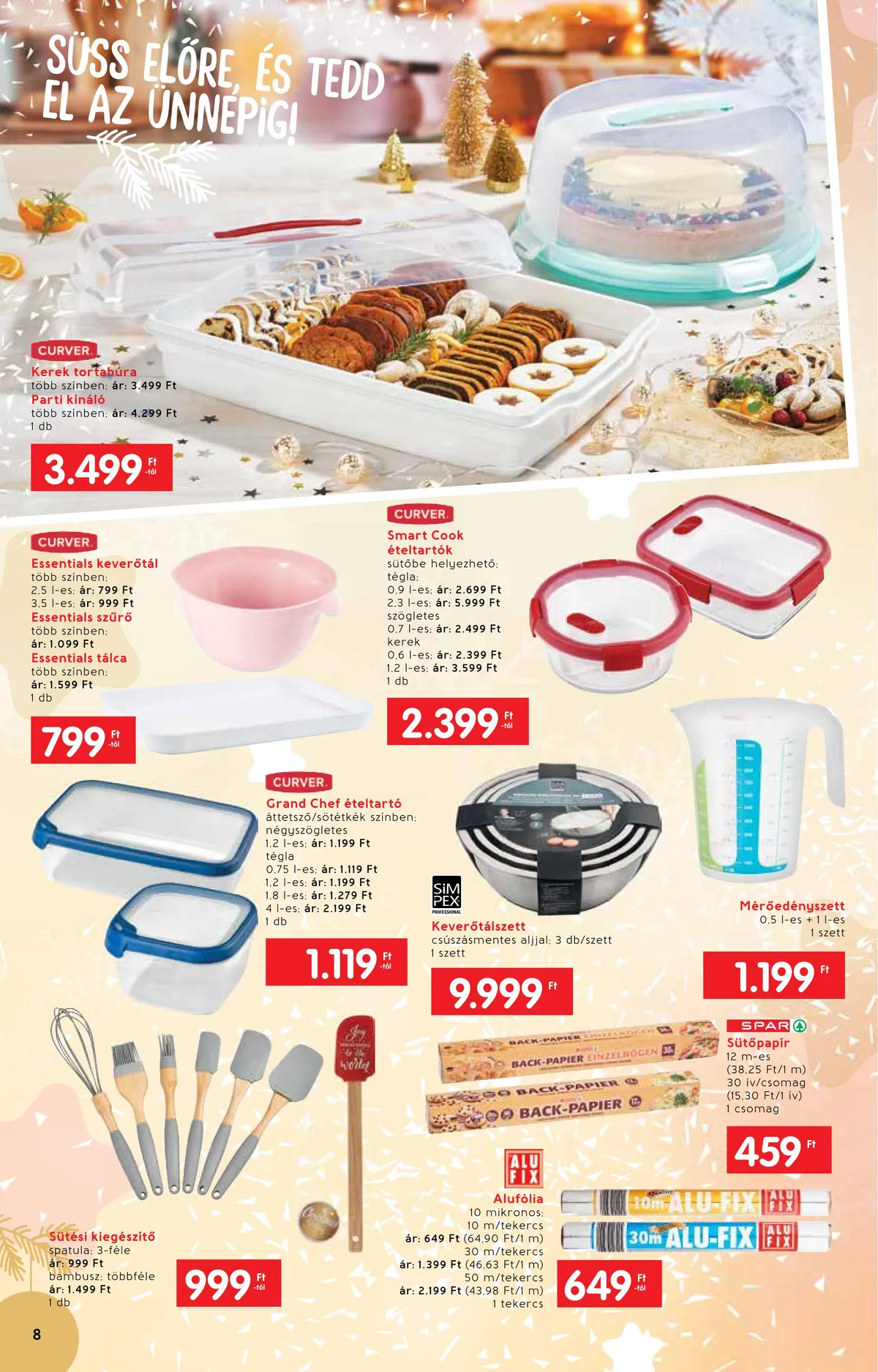 Interspar akciós újság Ajandekkatalogus 11.23–12.24 – 8. oldal