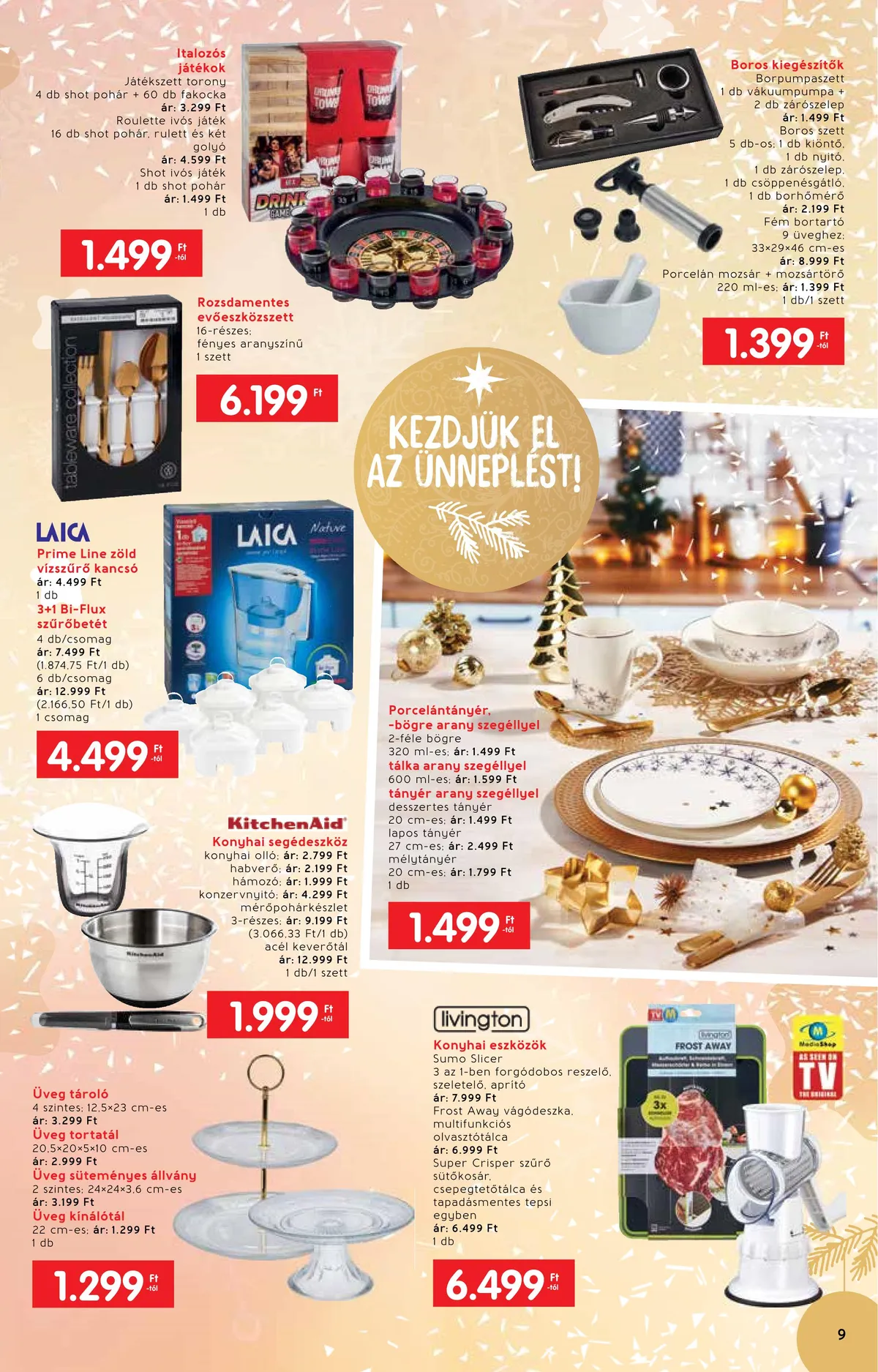 Interspar akciós újság Ajandekkatalogus 11.23–12.24 – 9. oldal