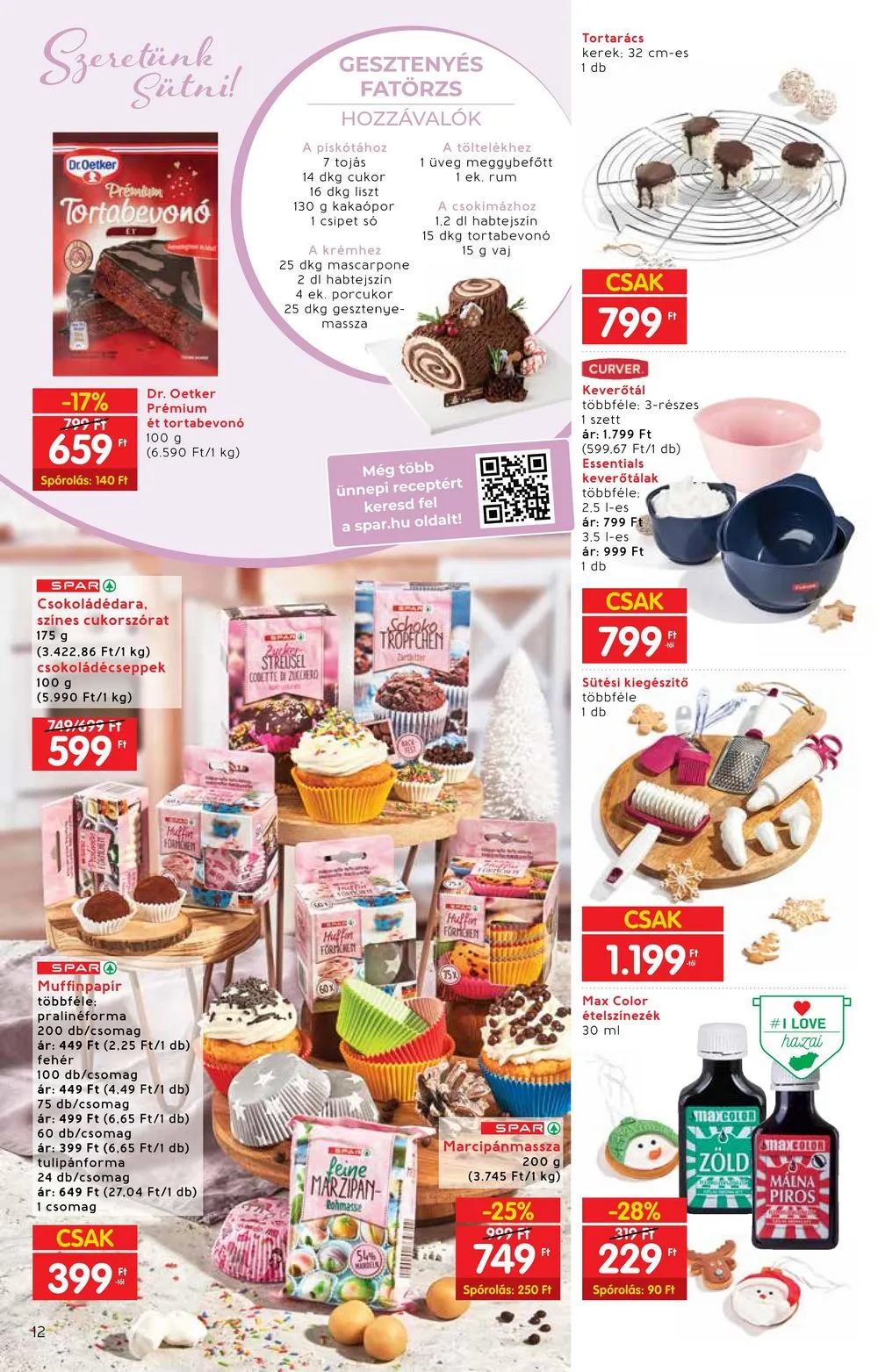 Interspar akciós újság Ajandekkatalogus 10.18–11.15 – 12. oldal