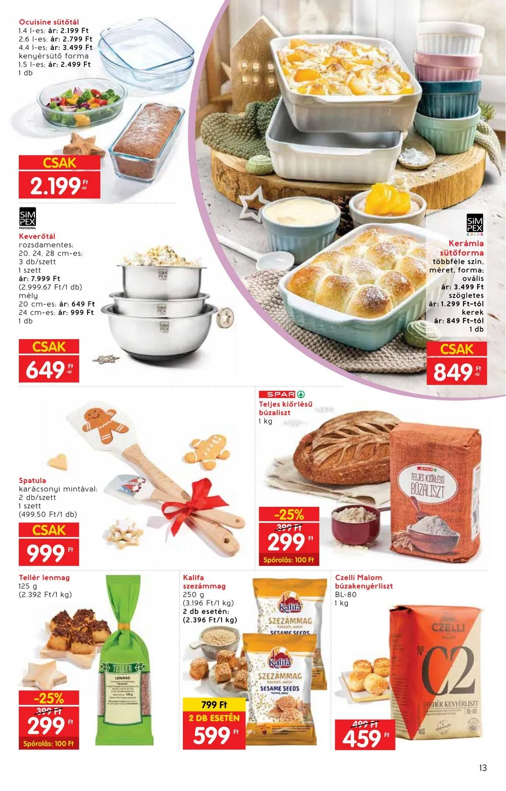 Interspar akciós újság Ajandekkatalogus 10.18–11.15 – 13. oldal