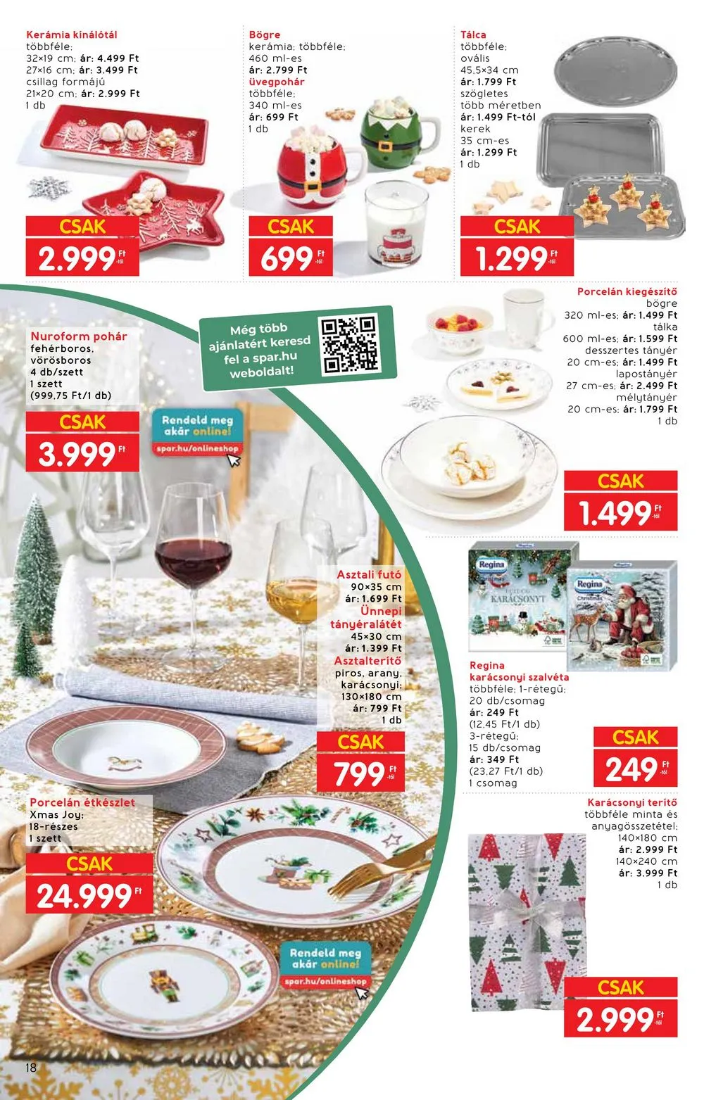 Interspar akciós újság Ajandekkatalogus 10.18–11.15 – 18. oldal