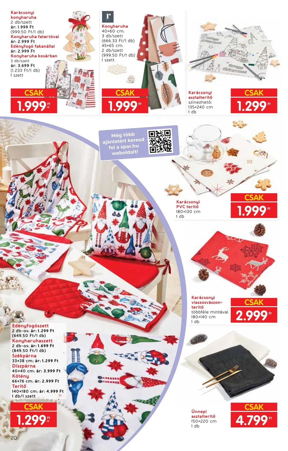 Interspar akciós újság Ajandekkatalogus 10.18–11.15 – 20. oldal