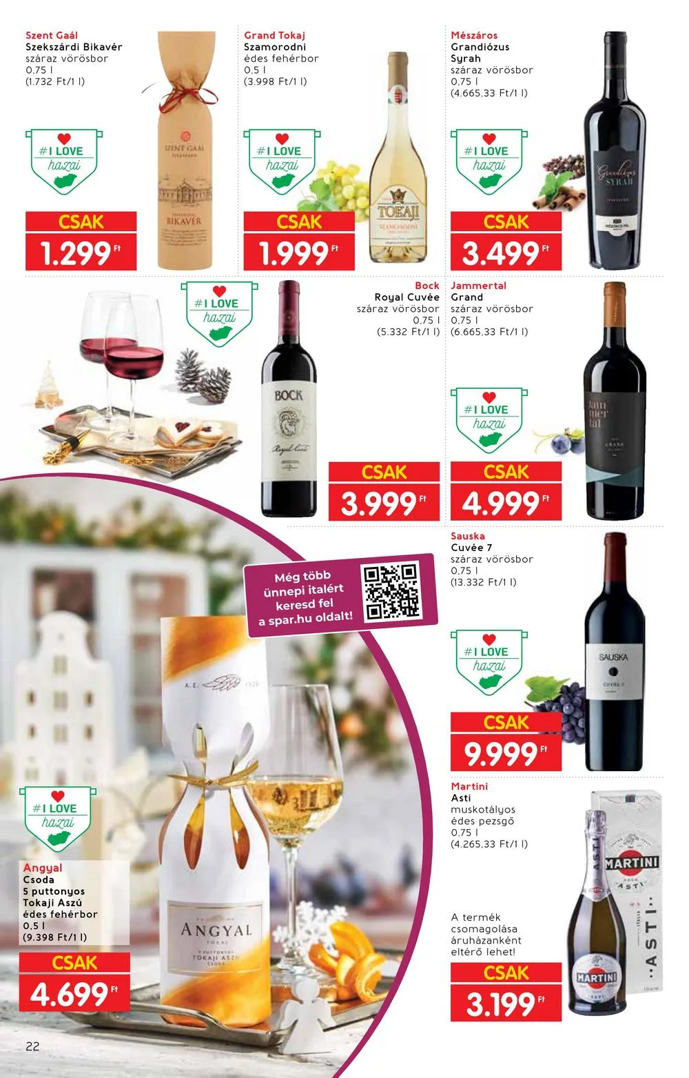 Interspar akciós újság Ajandekkatalogus 10.18–11.15 – 22. oldal