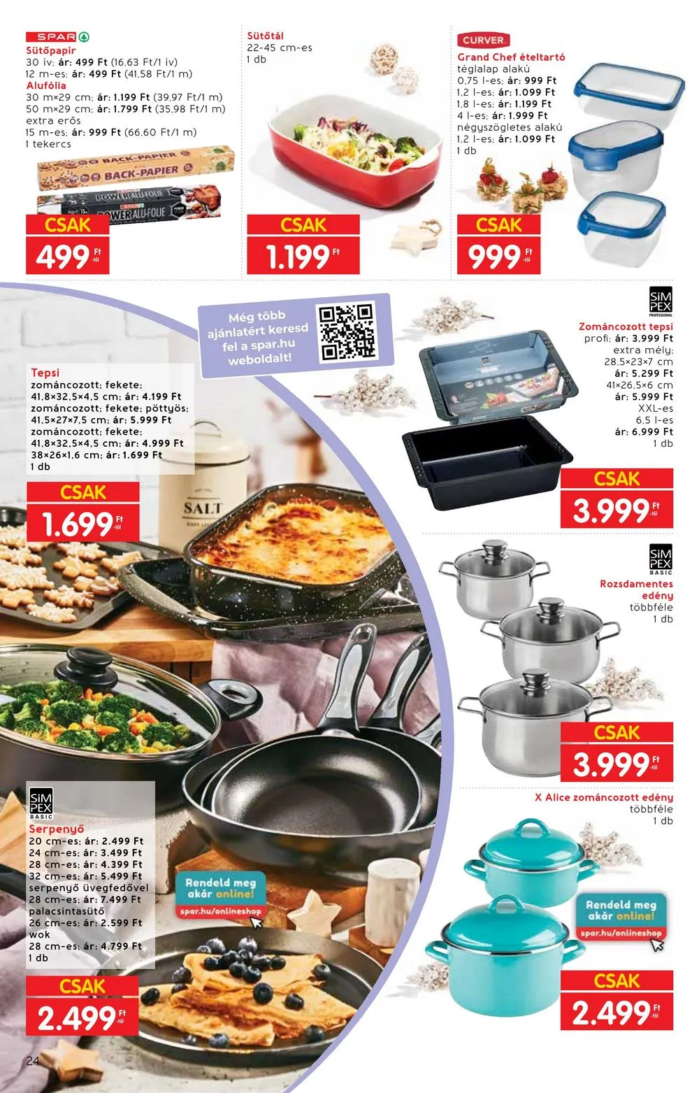 Interspar akciós újság Ajandekkatalogus 10.18–11.15 – 24. oldal
