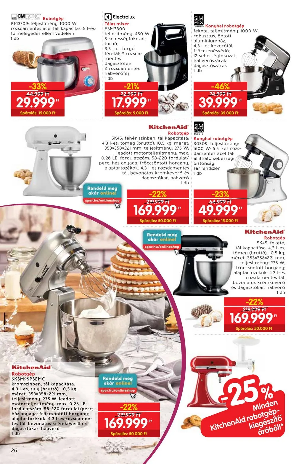 Interspar akciós újság Ajandekkatalogus 10.18–11.15 – 26. oldal