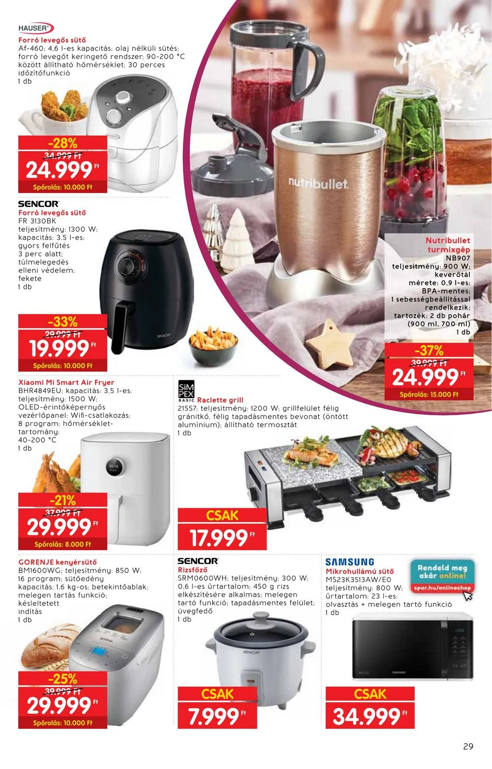 Interspar akciós újság Ajandekkatalogus 10.18–11.15 – 29. oldal