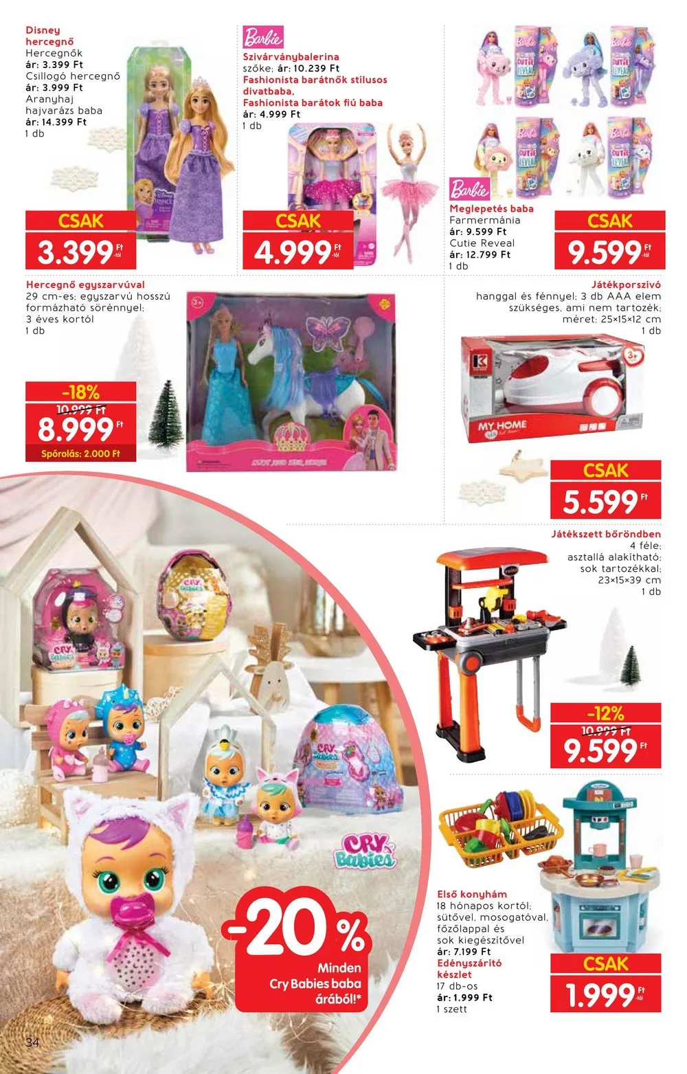Interspar akciós újság Ajandekkatalogus 10.18–11.15 – 34. oldal