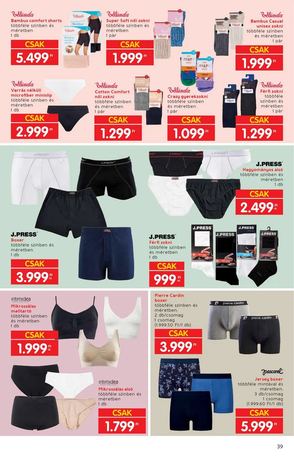 Interspar akciós újság Ajandekkatalogus 10.18–11.15 – 39. oldal