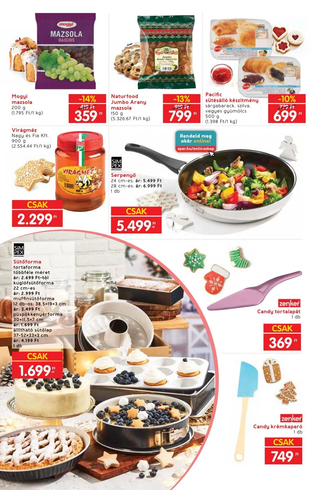 Interspar akciós újság Ajandekkatalogus 10.18–11.15 – 4. oldal