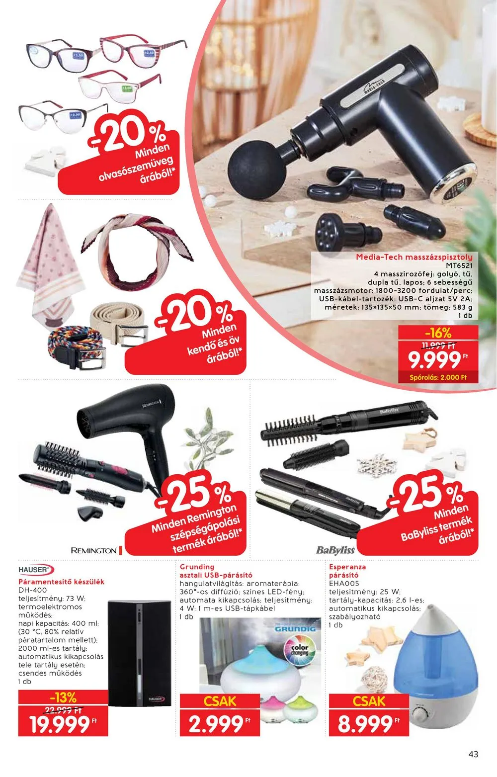 Interspar akciós újság Ajandekkatalogus 10.18–11.15 – 43. oldal