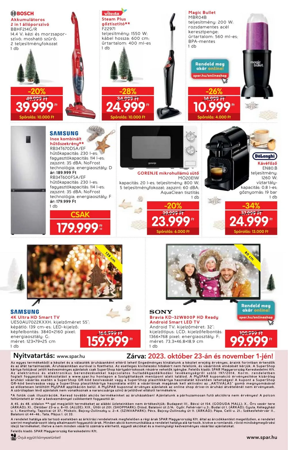 Interspar akciós újság Ajandekkatalogus 10.18–11.15 – 48. oldal
